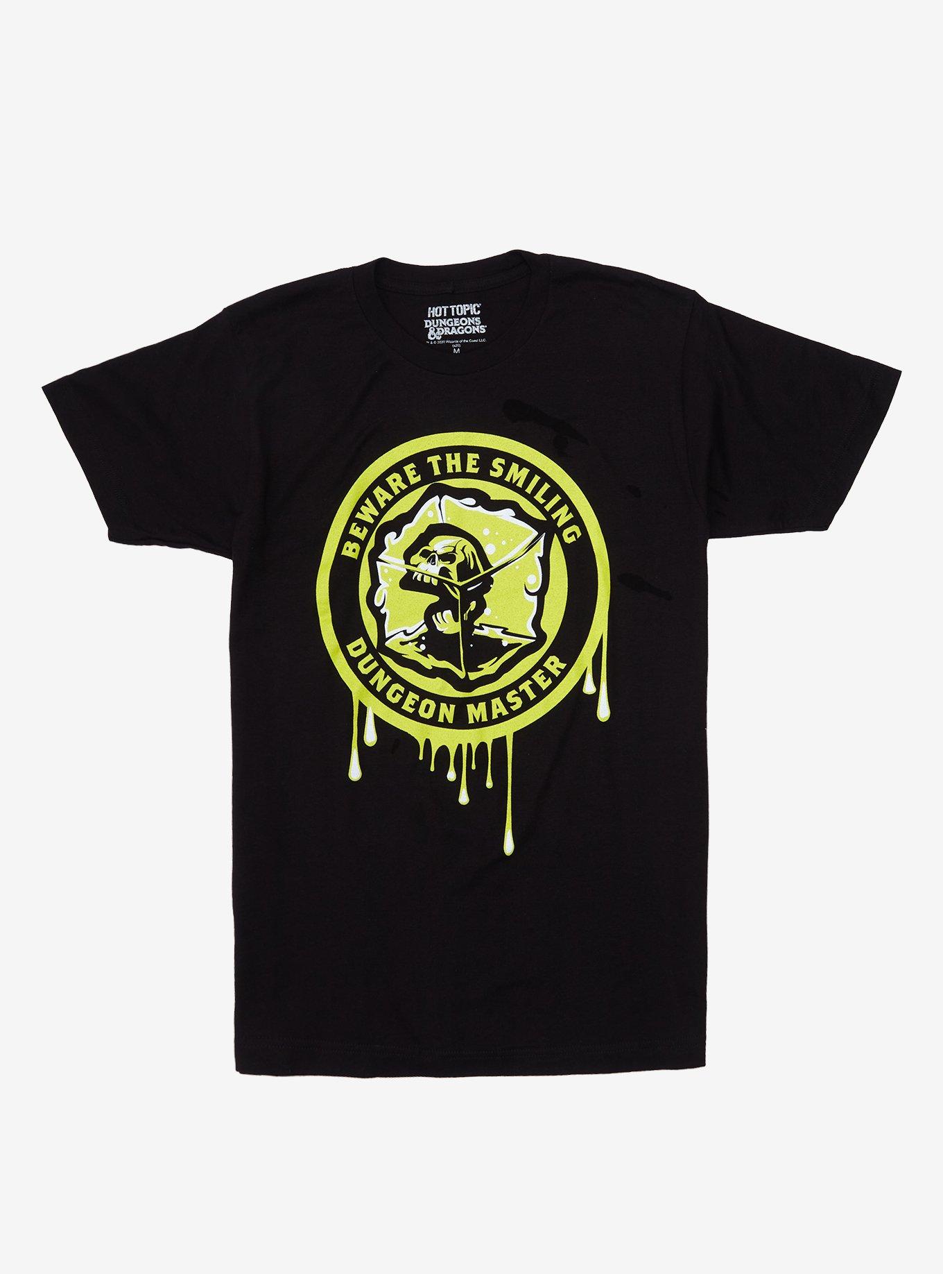 Dungeons & Dragons Beware The Smiling Dungeon Master T-Shirt, BLACK, hi-res