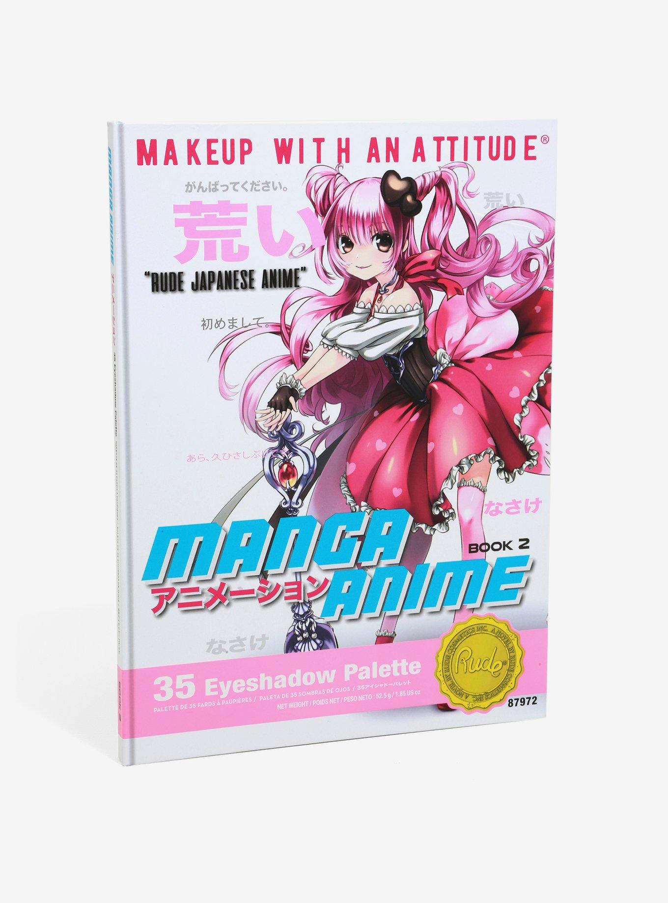 Rude Cosmetics Manga Anime Book 2 Eyeshadow Palette, , hi-res