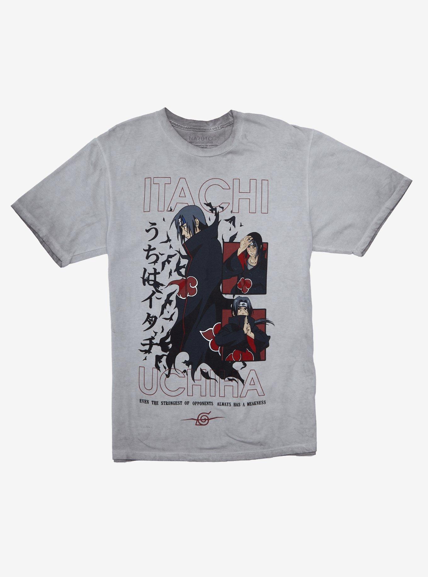 Naruto Itachi Grey T-Shirt