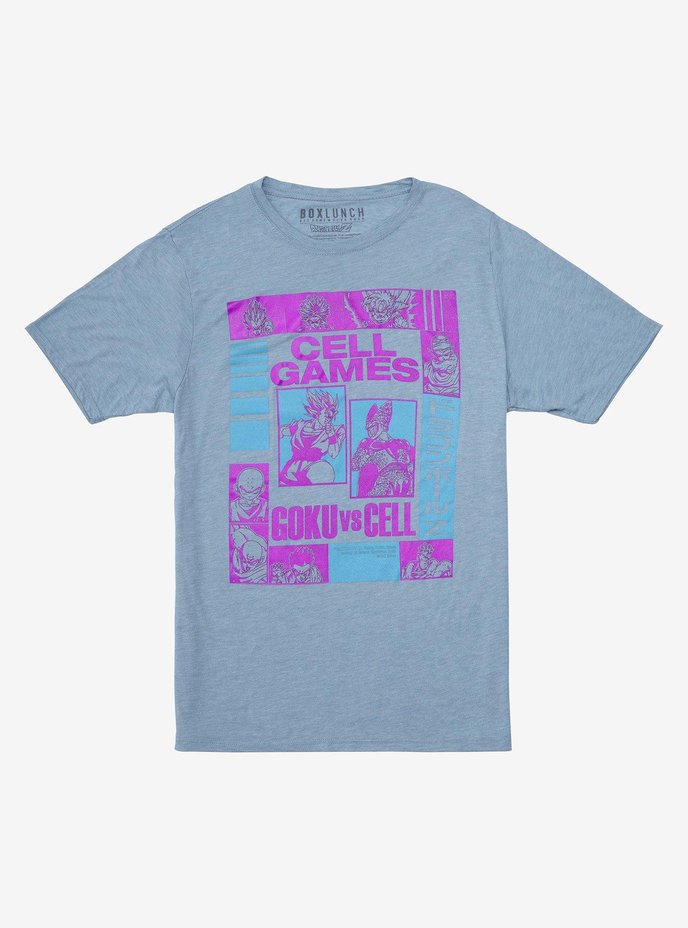Dragon Ball Z Cell Games T-Shirt - BoxLunch Exclusive, GREY, hi-res