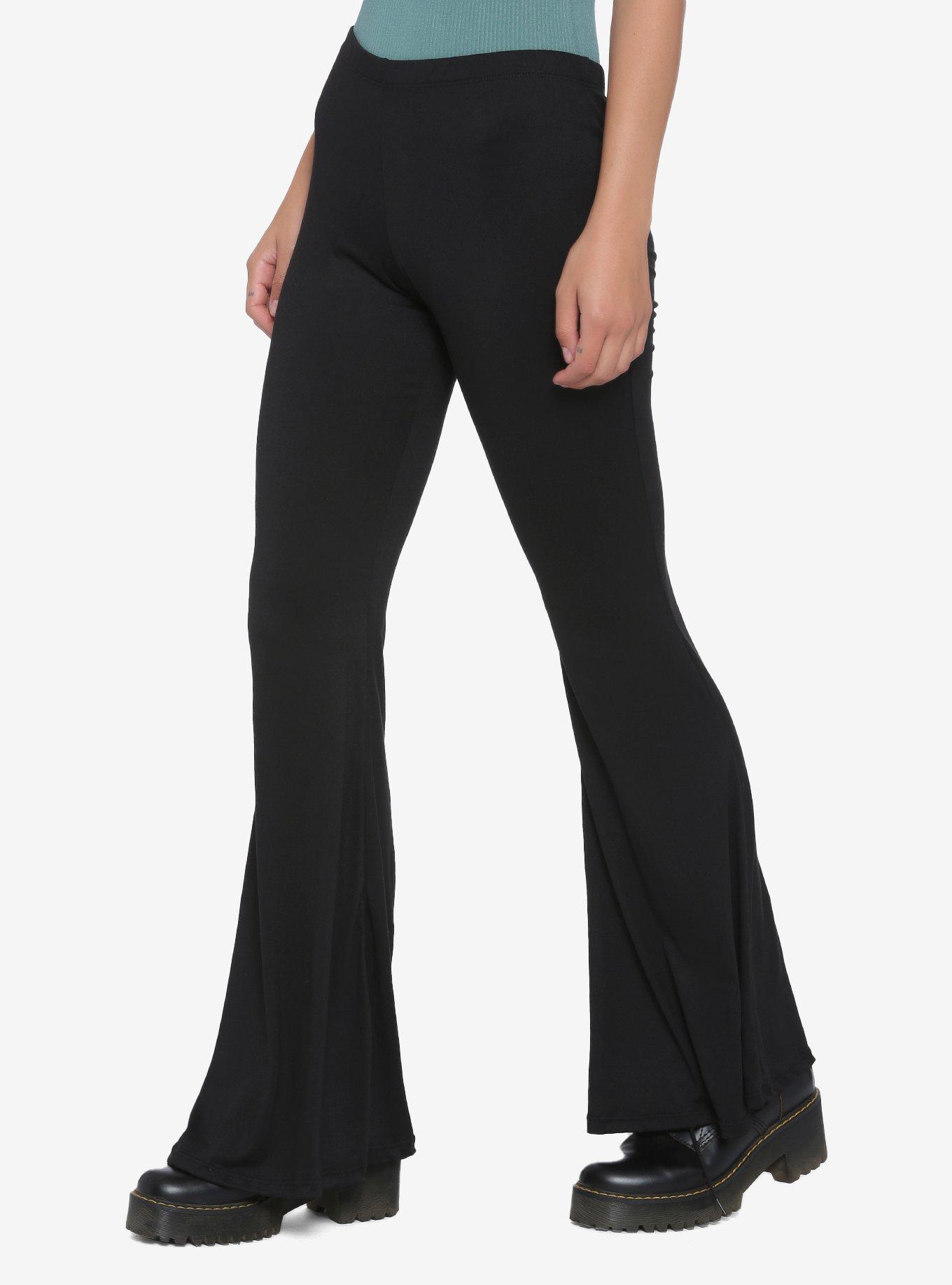 Black Flared Leggings | Hot Topic