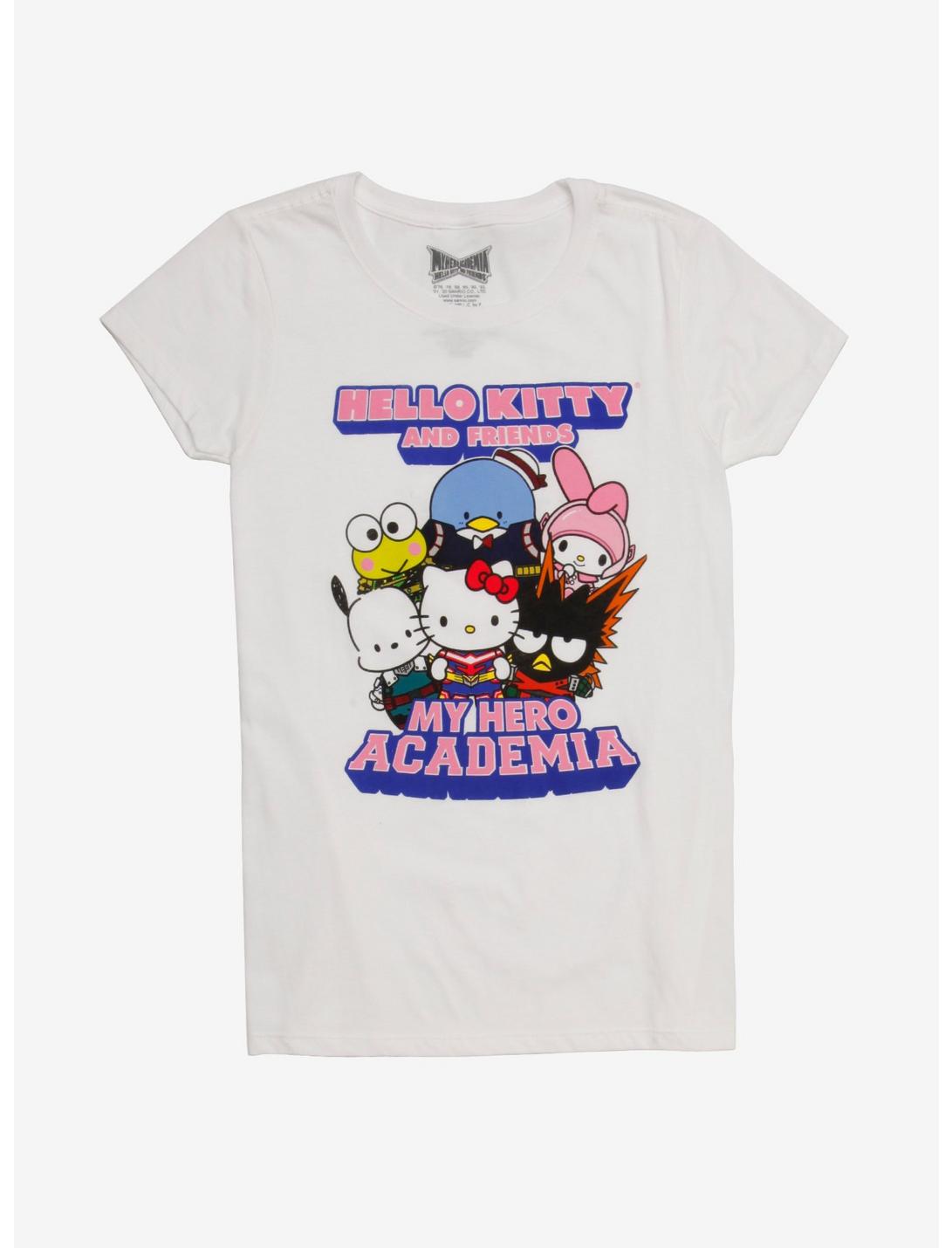 My Hero Academia X Hello Kitty And Friends Group Girls T-Shirt Plus Size, MULTI, hi-res