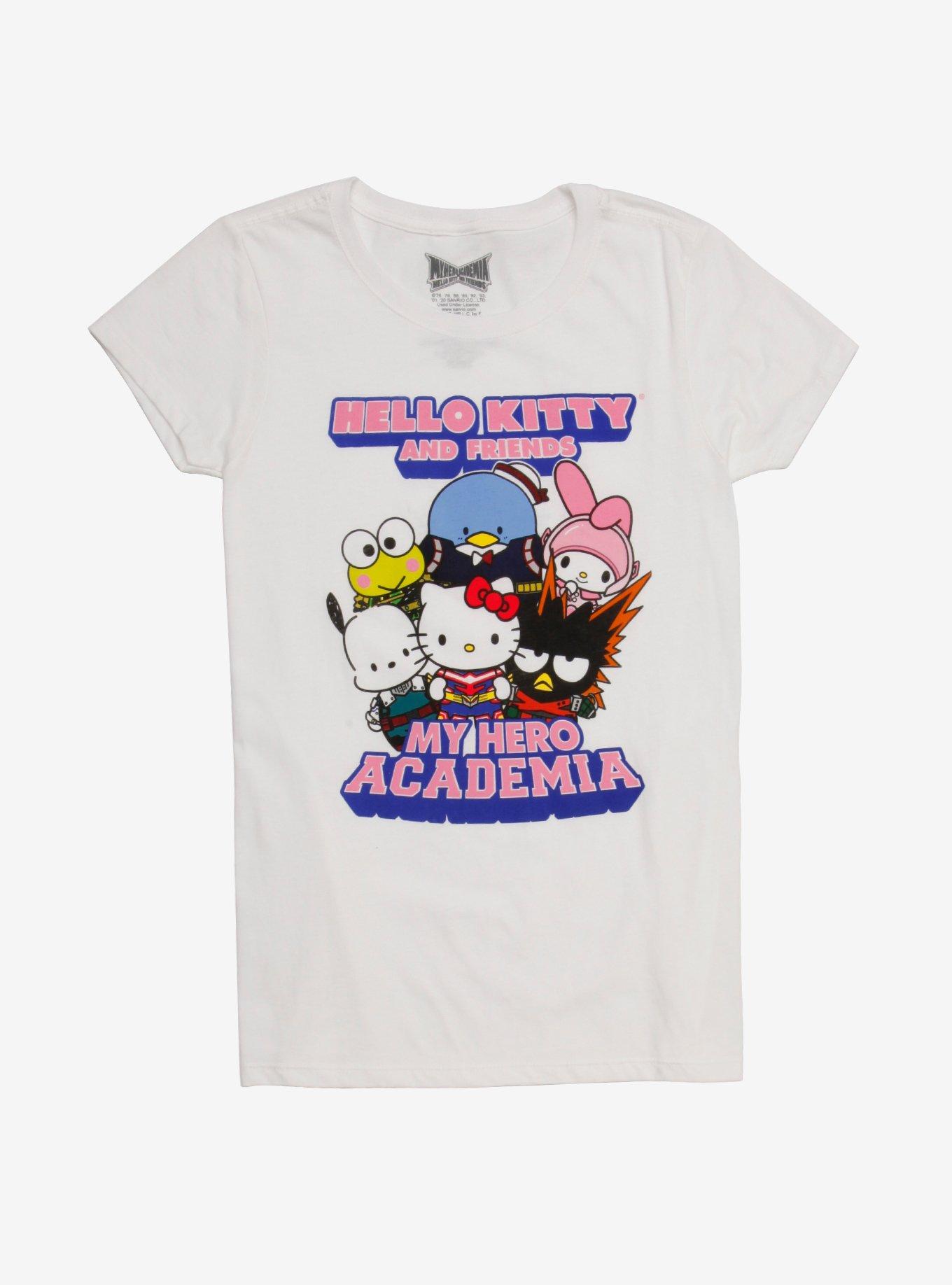 My Hero Academia X Hello Kitty And Friends Group Girls T-Shirt Plus Size, MULTI, hi-res view 1