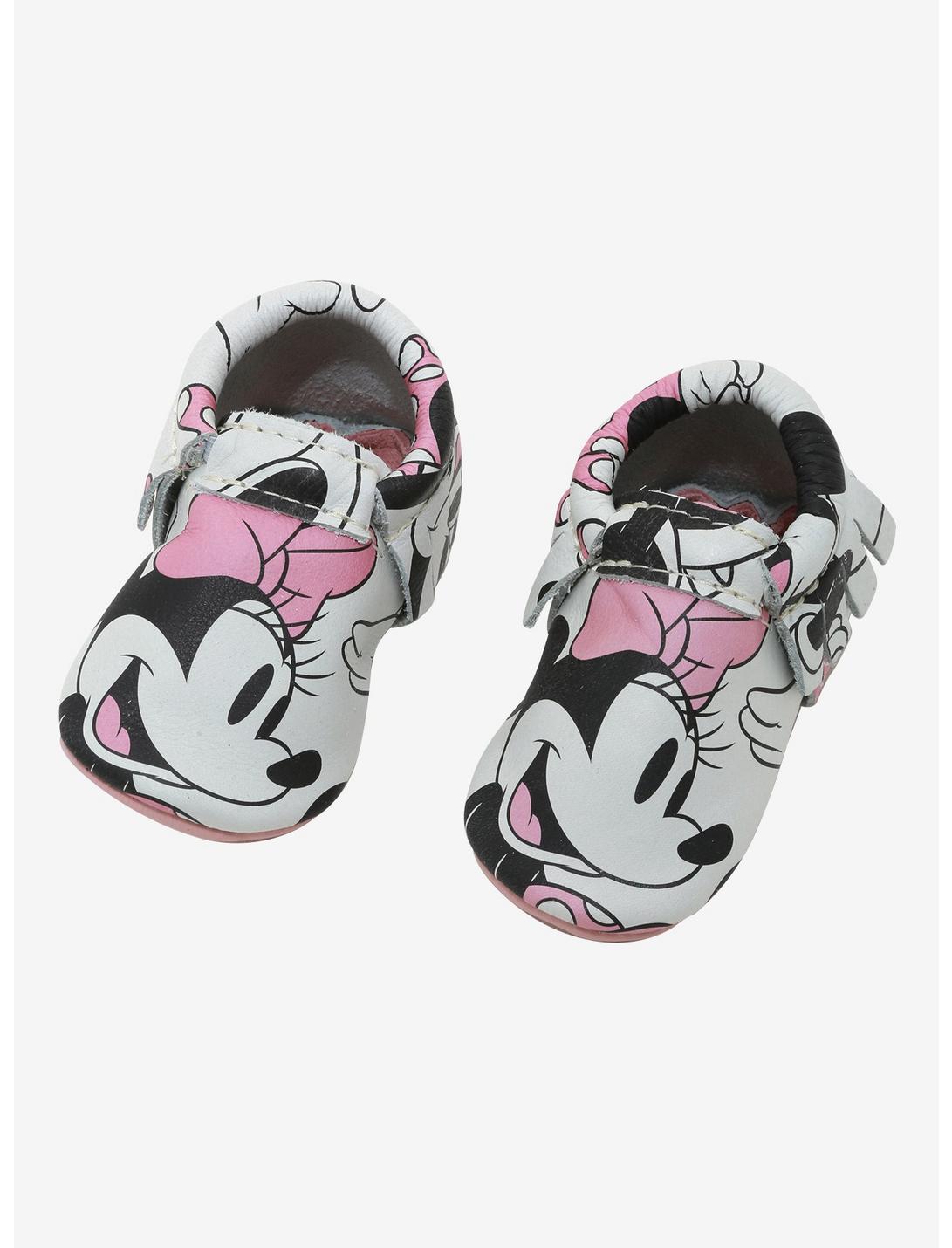 Freshly Picked Disney Minnie Mouse Infant Moccasins, MULTI, hi-res