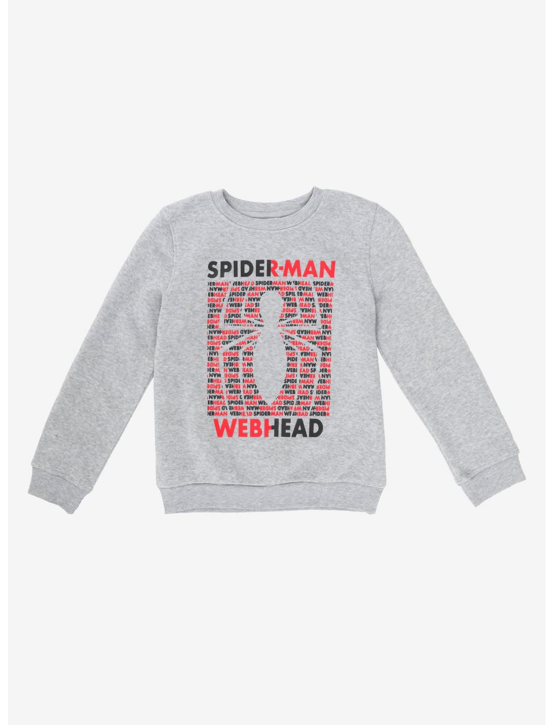 Marvel Spider-Man Webhead Youth Crewneck, RED, hi-res