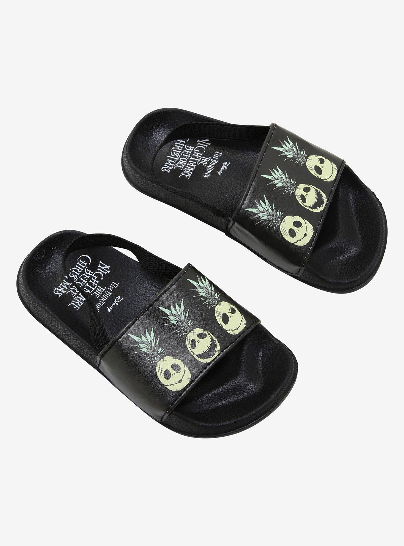Disney The Nightmare Before Christmas Summer Pineapple Jack Toddler Slides, YELLOW, hi-res