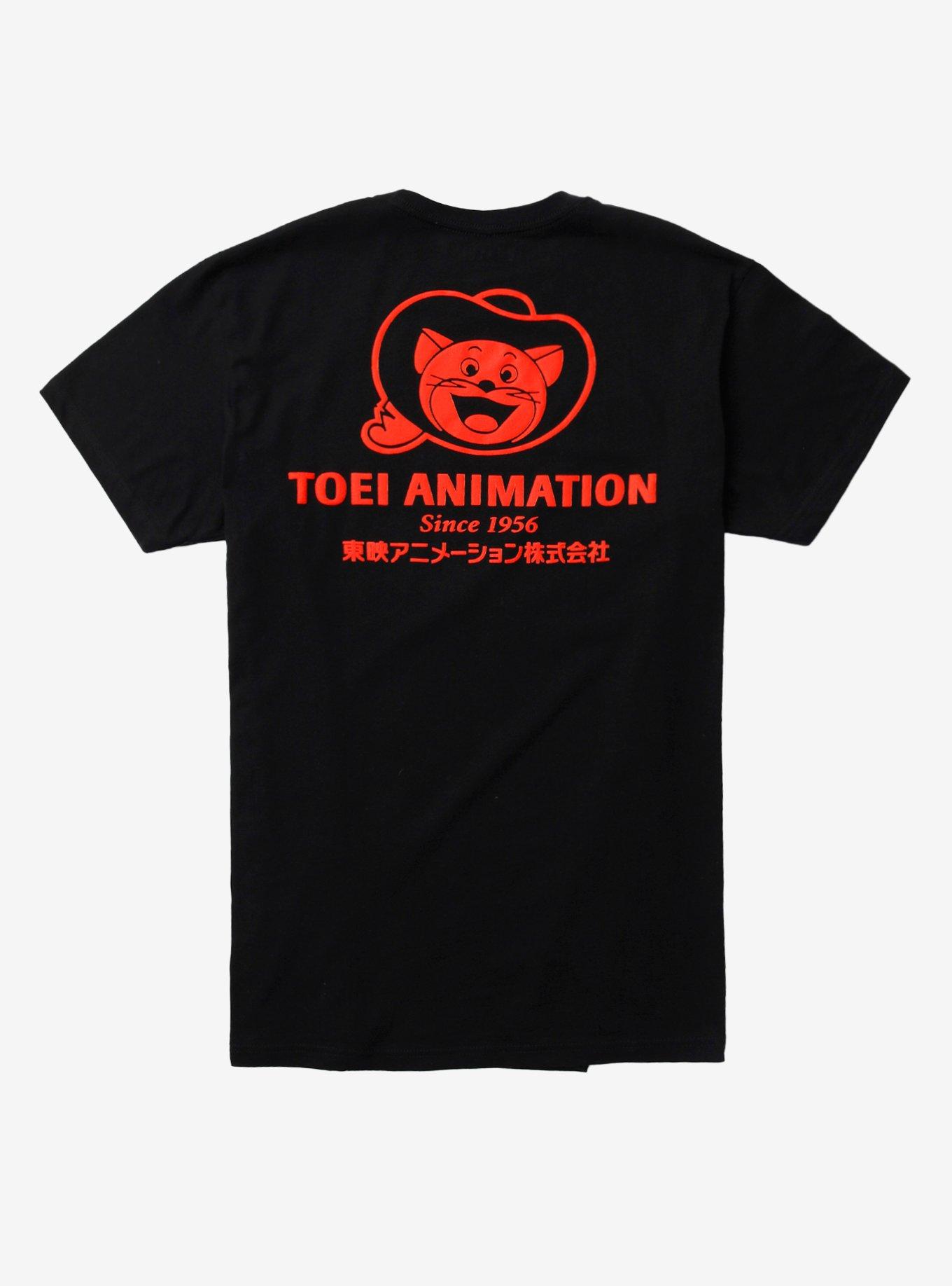 Toei Animation Logo T-Shirt - BoxLunch Exclusive, BLACK, hi-res