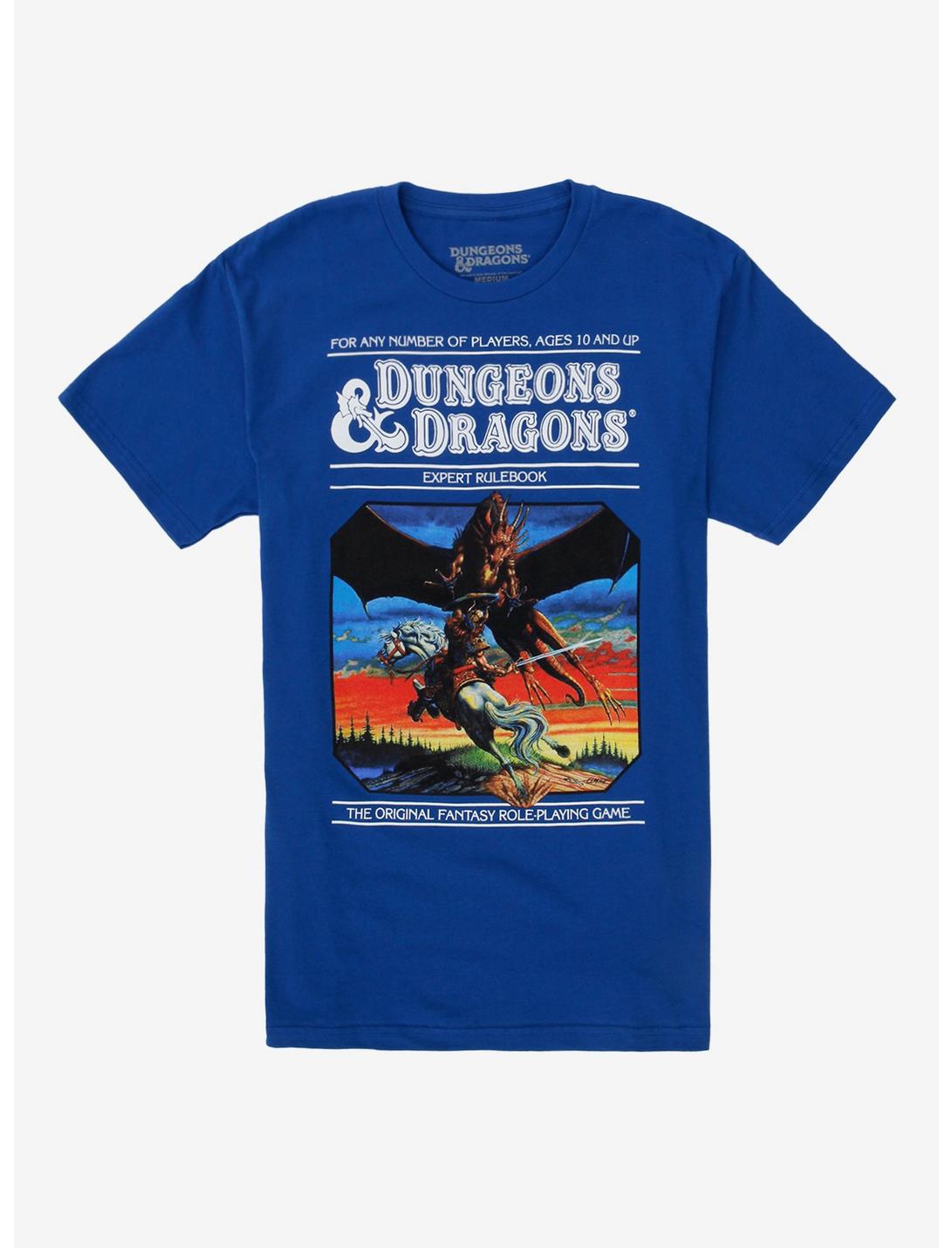 Dungeons & Dragons Expert Rulebook T-Shirt - BoxLunch Exclusive, ROYAL, hi-res