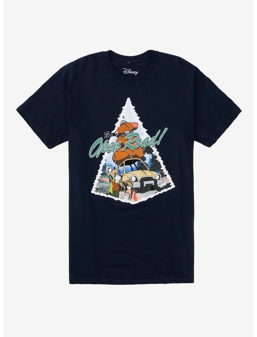 Disney A Goofy Movie Open Road T-Shirt - BoxLunch Exclusive, NAVY, hi-res