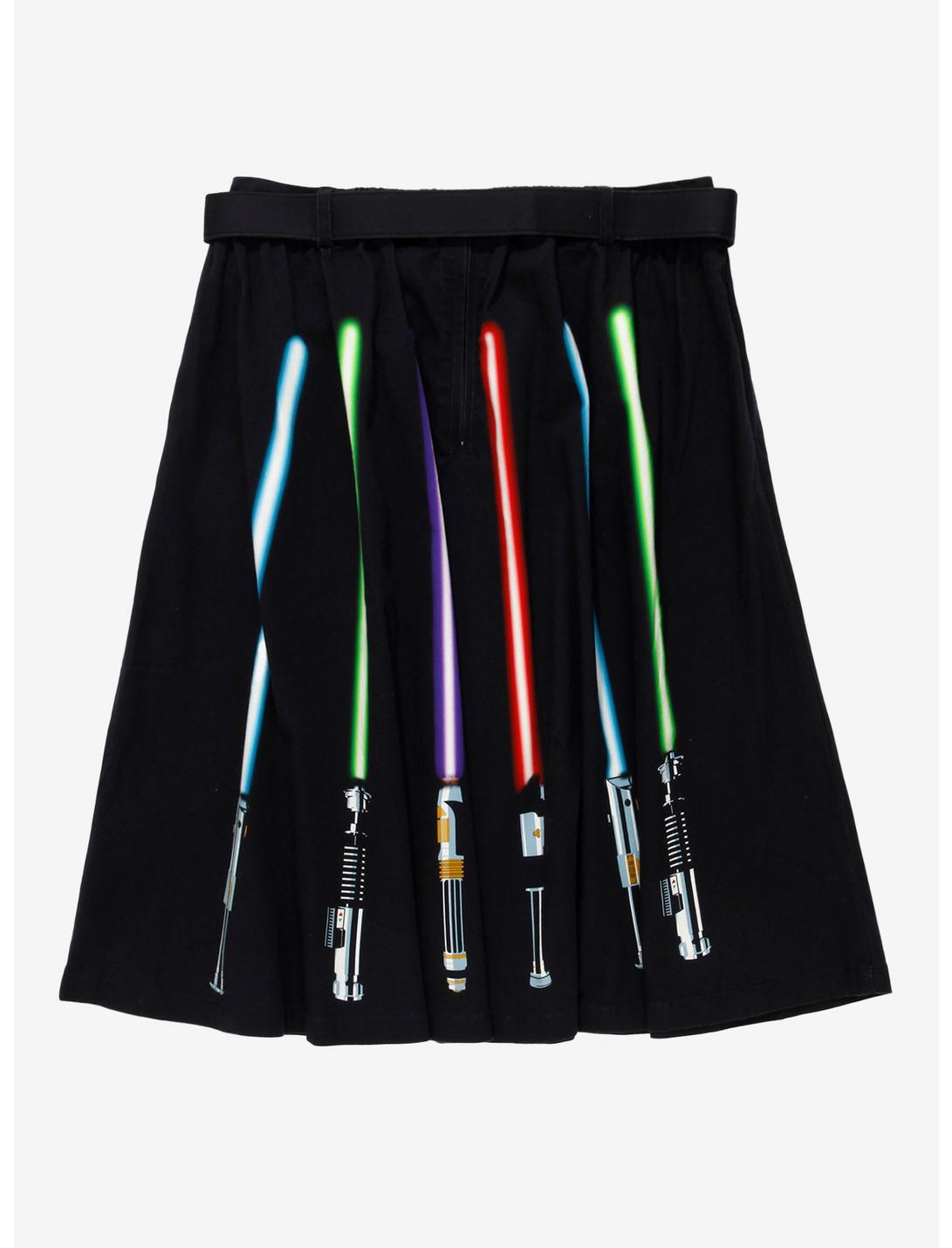 Her Universe Star Wars Lightsaber Retro Skirt Plus Size, MULTI, hi-res