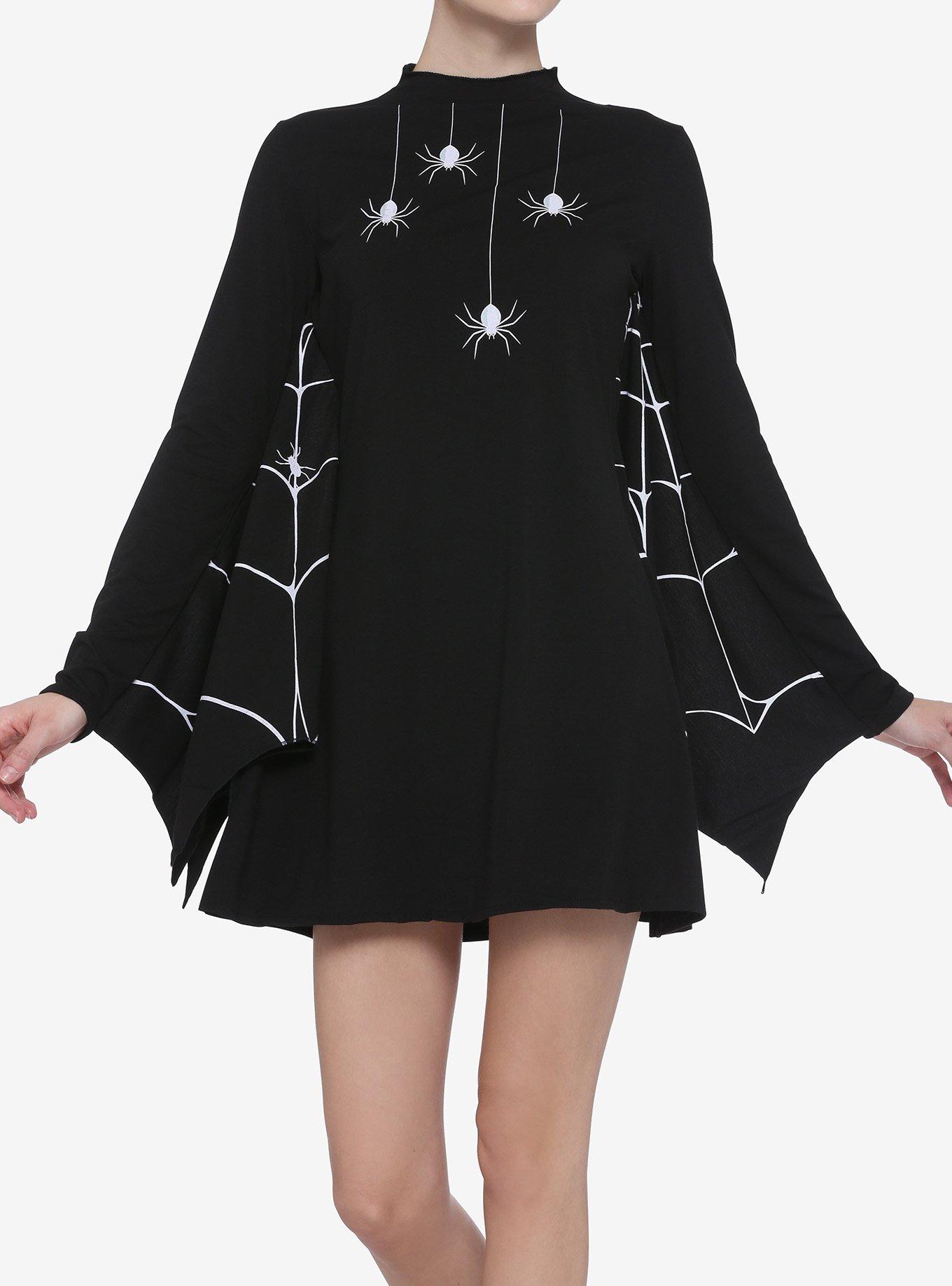 Spiderweb Winged Dress, MULTI, hi-res