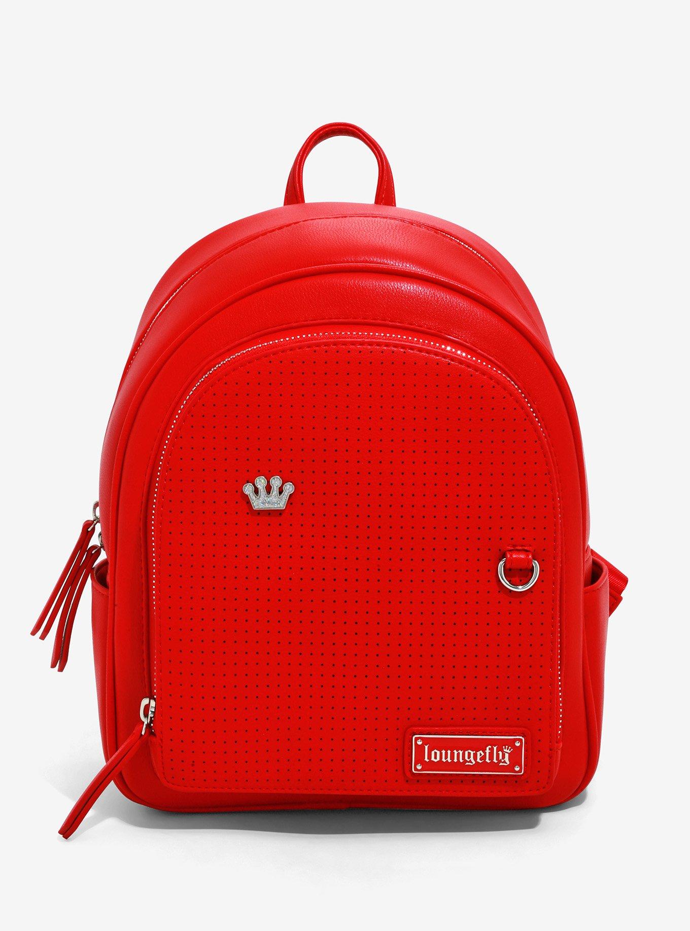 Loungefly Pin Trader Red Mini Backpack, , hi-res