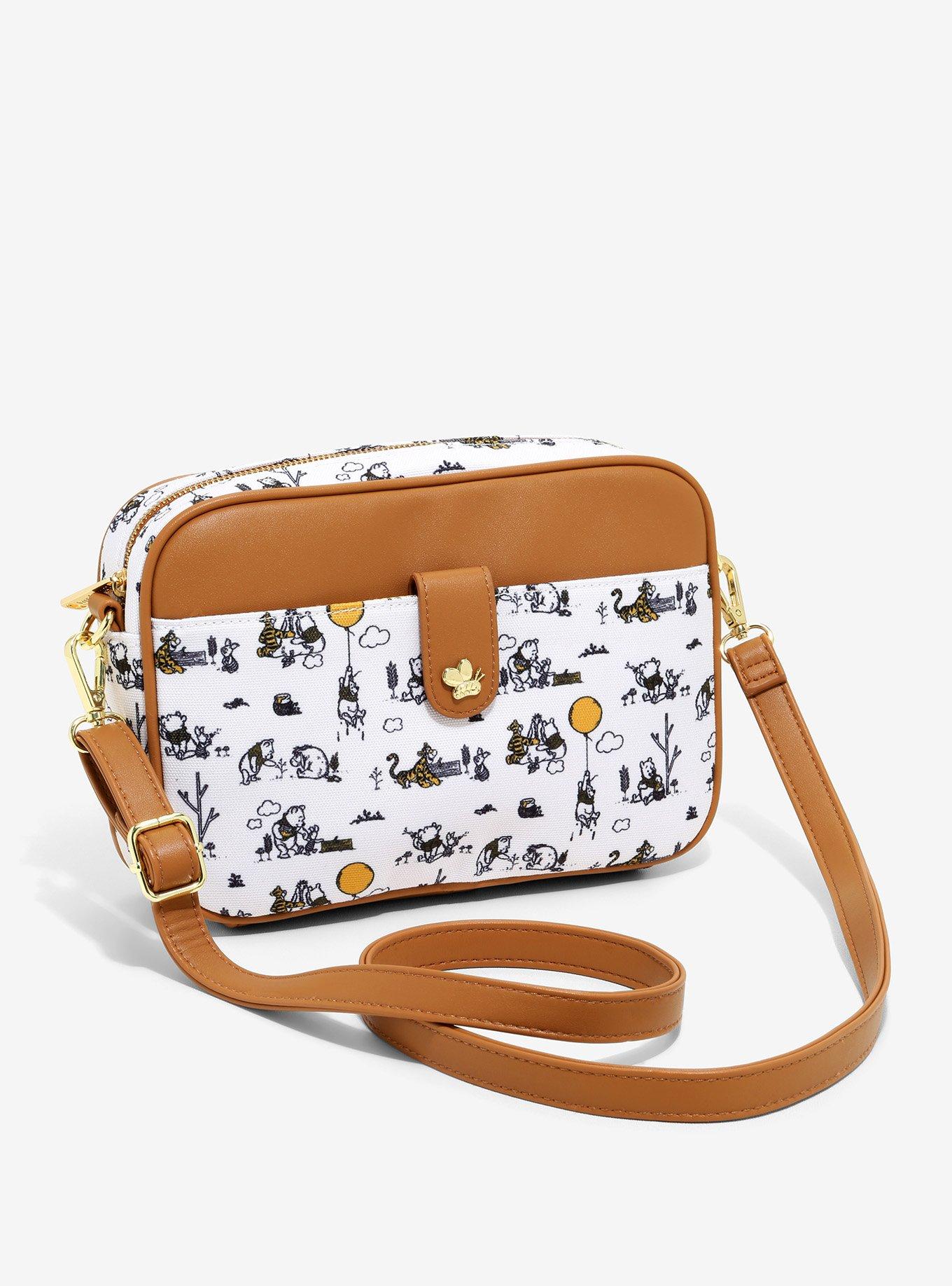 Loungefly Disney Winnie The Pooh Line Drawing Crossbody Bag Purse