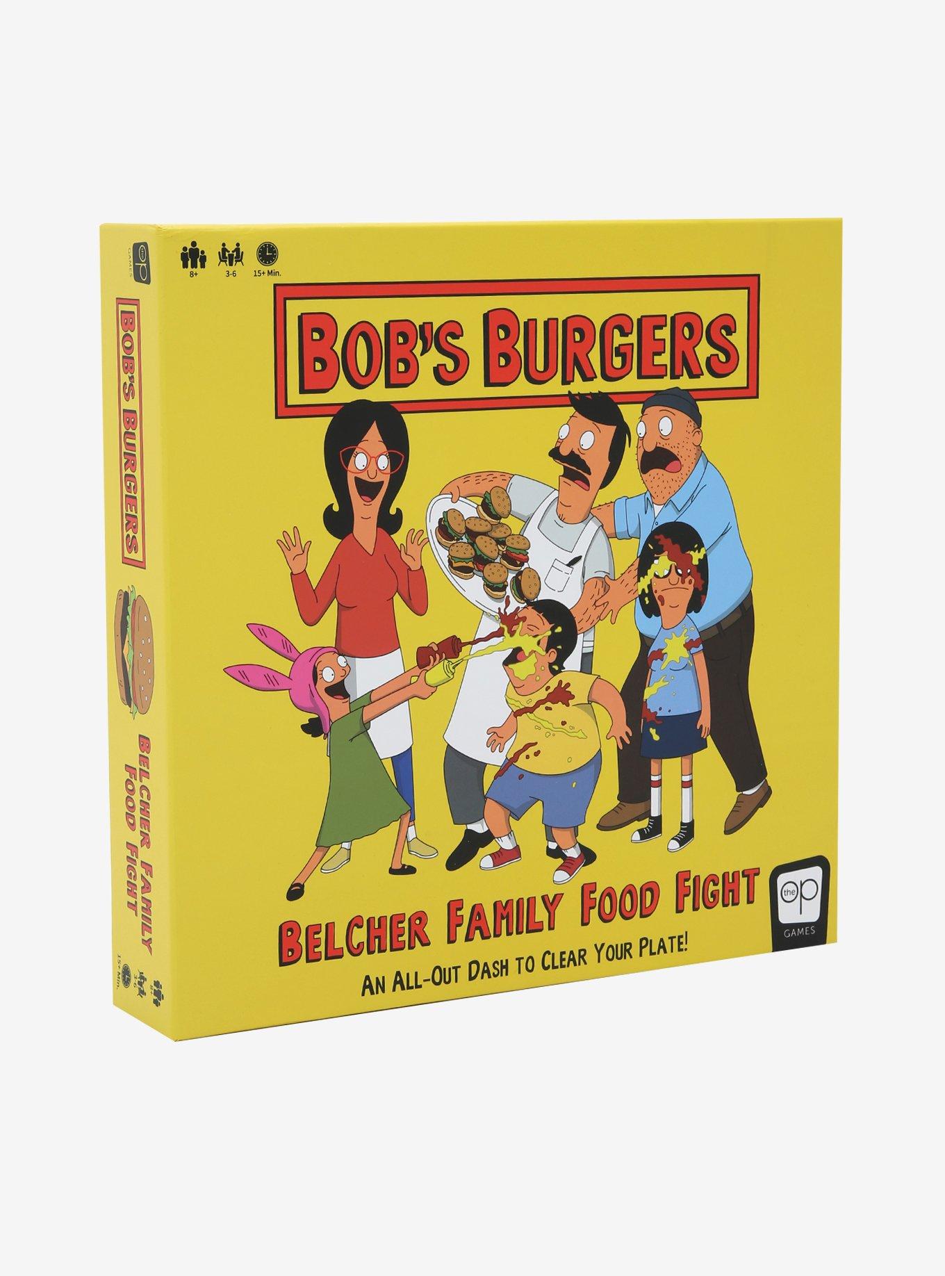Bob's Burgers Belcher Family Food Fight Board Game Hot Topic
