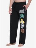 Animal Crossing: New Horizons Character Pajama Pants, BLACK, hi-res