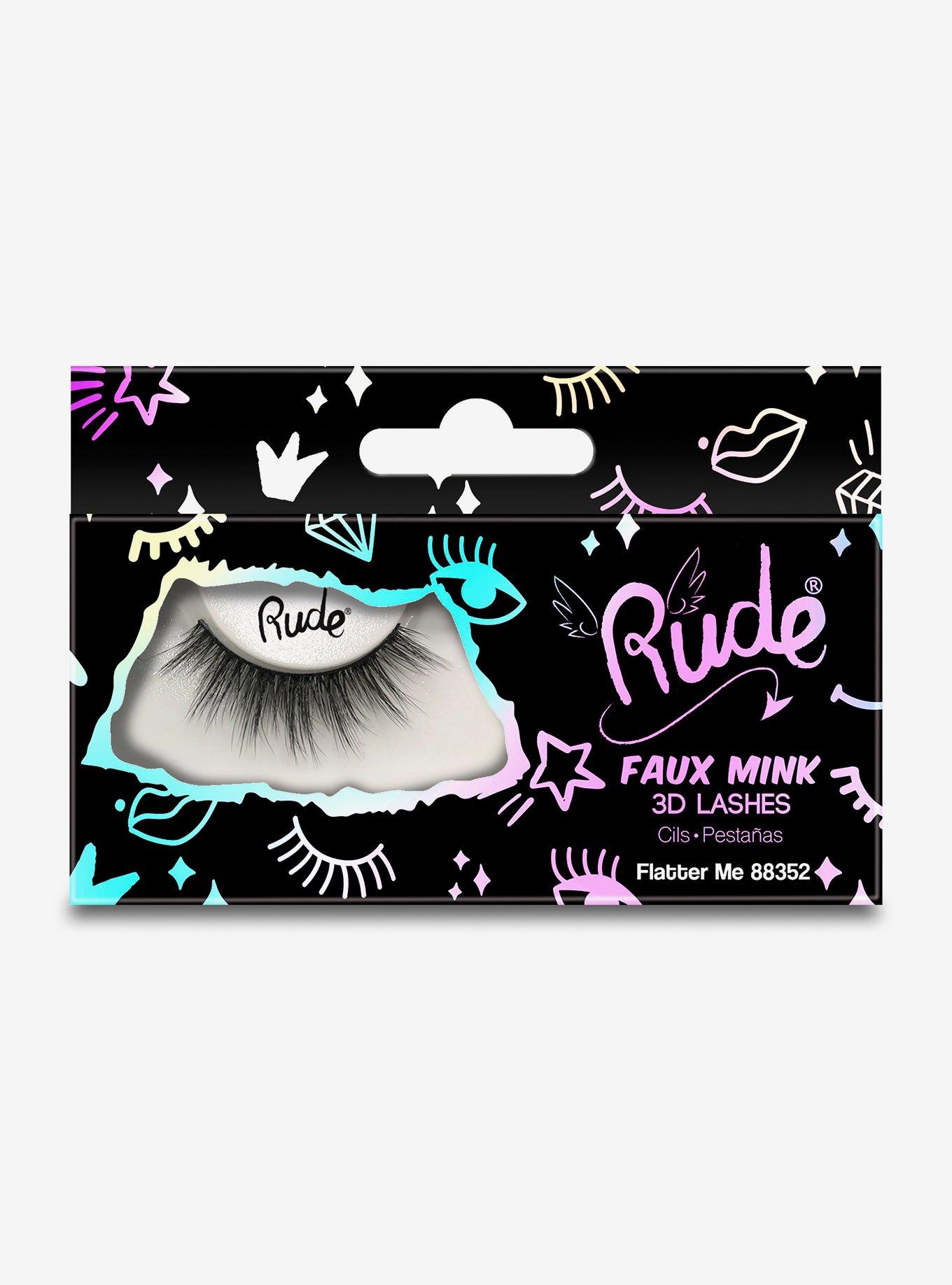 Rude Faux Mink Flatter Me 3D Lashes, , hi-res