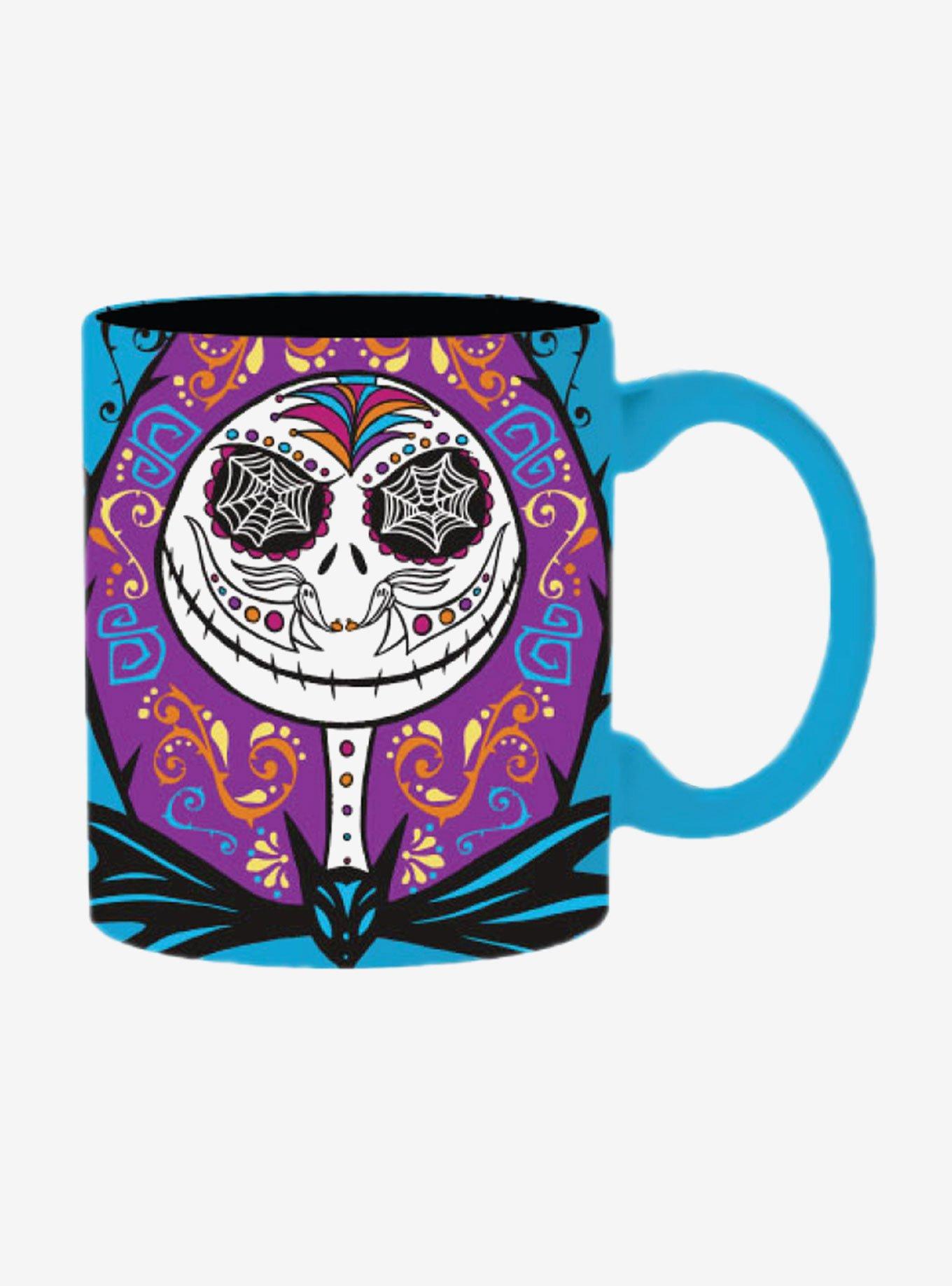 The Nightmare Before Christmas Jack & Sally Sugar Skull Mug, , hi-res