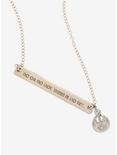 Star Wars Do Or Do Not Necklace - BoxLunch Exclusive, , hi-res