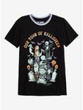 The Nightmare Before Christmas Our Town Group Girls T-Shirt, MULTI, hi-res