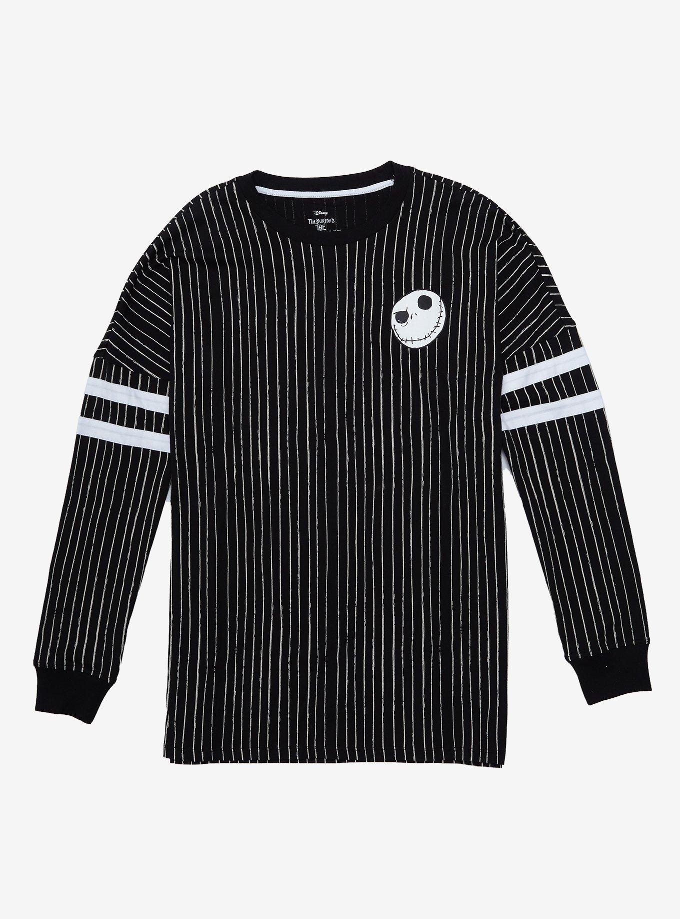 Disney The Nightmare Before Christmas Halloween Town Hype Jersey - BoxLunch Exclusive, WHITE, hi-res