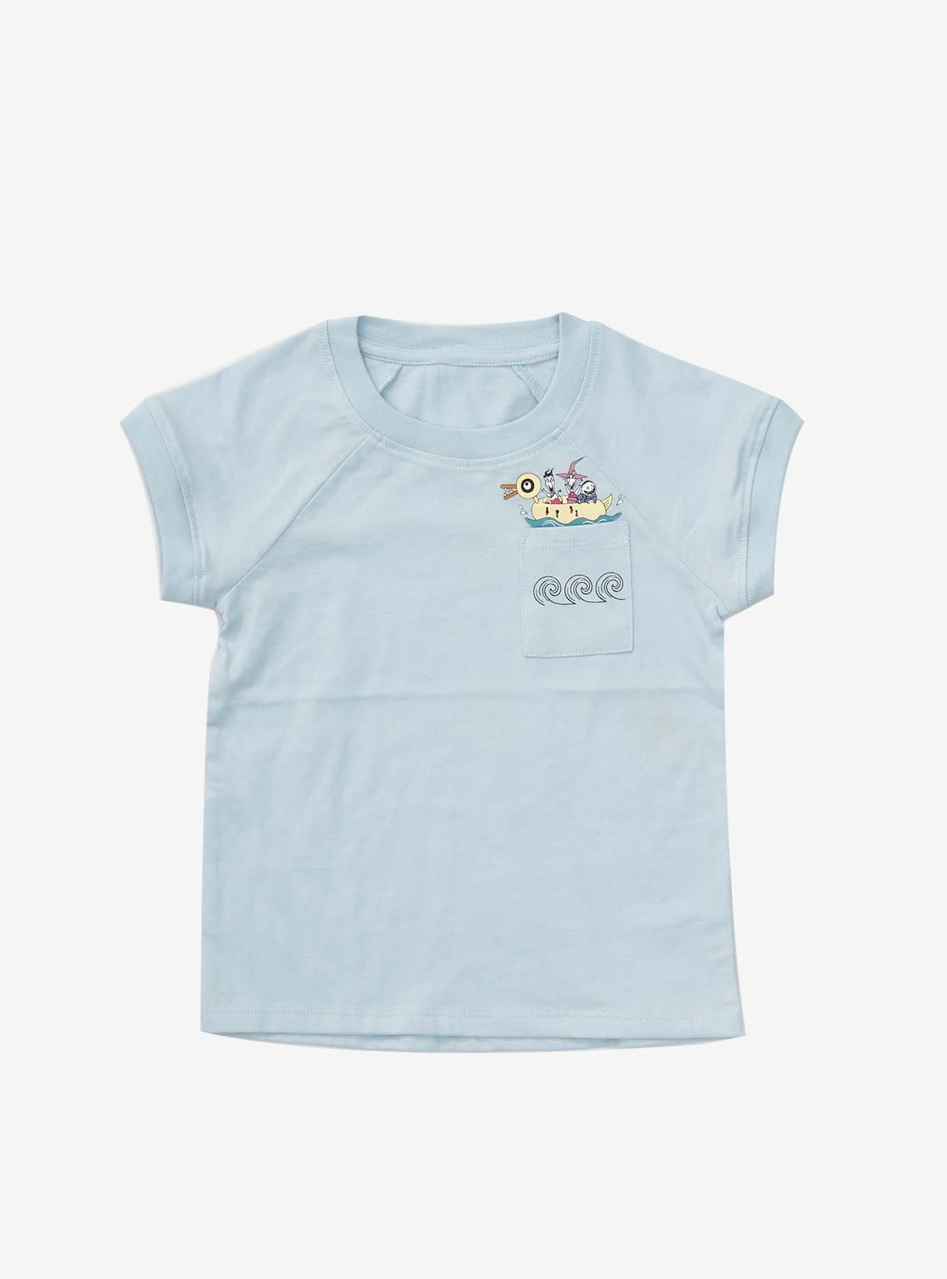 Our Universe Disney The Nightmare Before Christmas Summer Lock, Shock, and Barrel Pocket Toddler T-Shirt - BoxLunch Exclusive, BLUE, hi-res