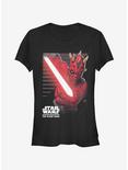 Star Wars The Clone Wars Maul Strikes Girls T-Shirt, BLACK, hi-res