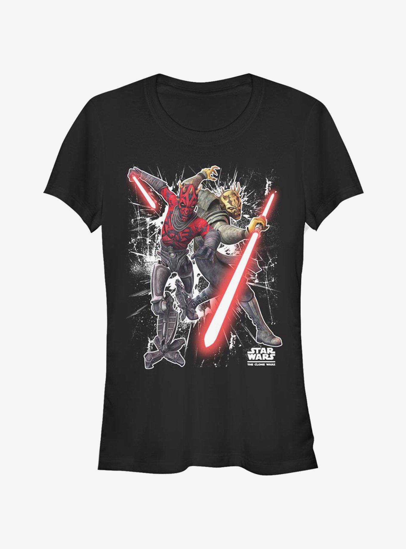 Star Wars The Clone Wars Sith Brothers Girls T-Shirt, BLACK, hi-res