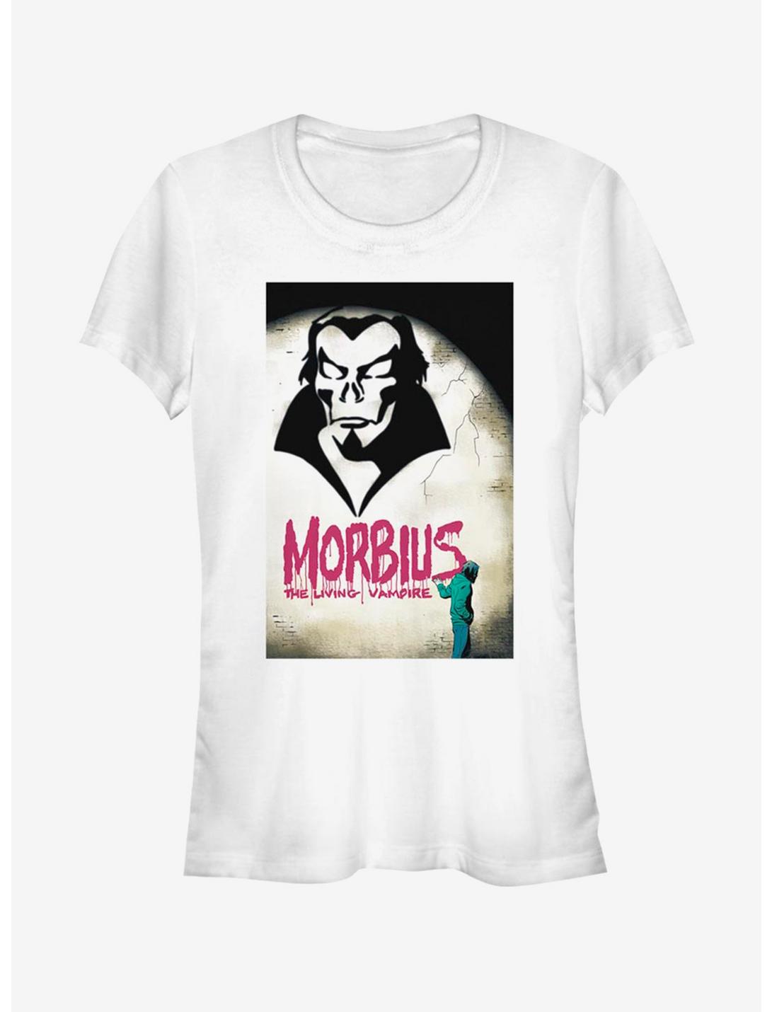 Marvel Morbius Paint Cover Girls T-Shirt, WHITE, hi-res