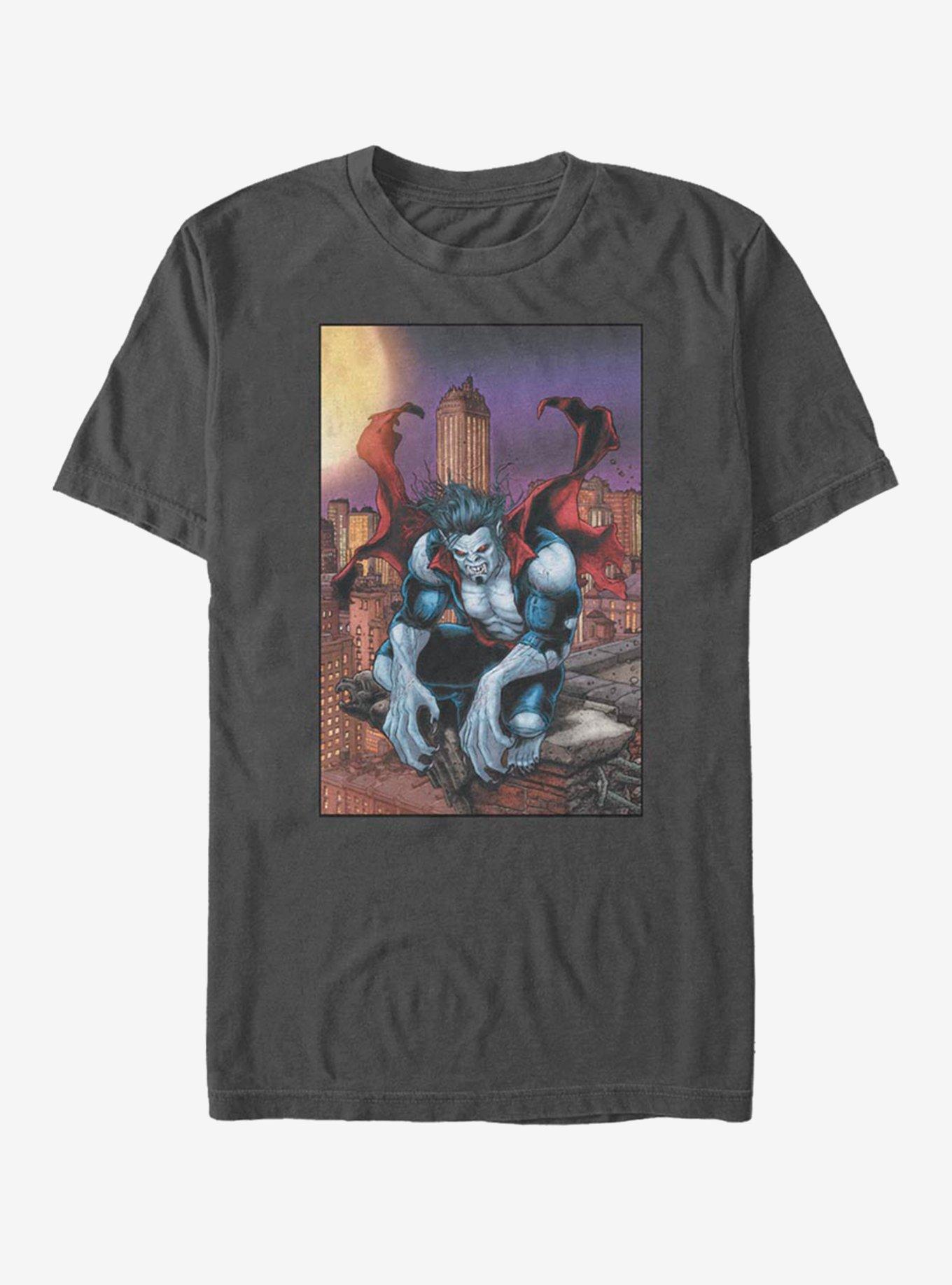 Marvel Morbius Cover Of The Vampire T-Shirt - GREY | Hot Topic