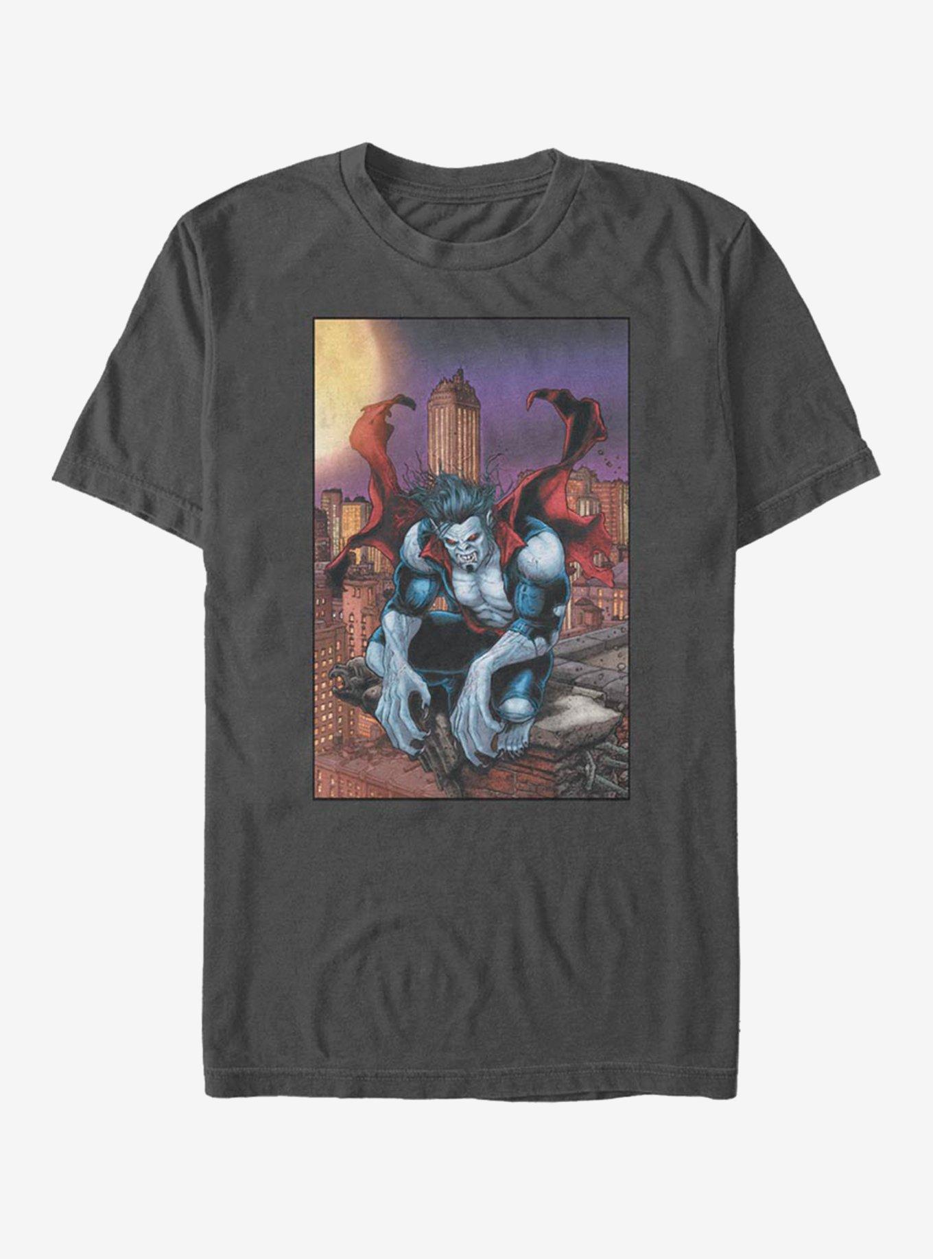 Marvel Morbius Cover Of The Vampire T-Shirt, CHARCOAL, hi-res