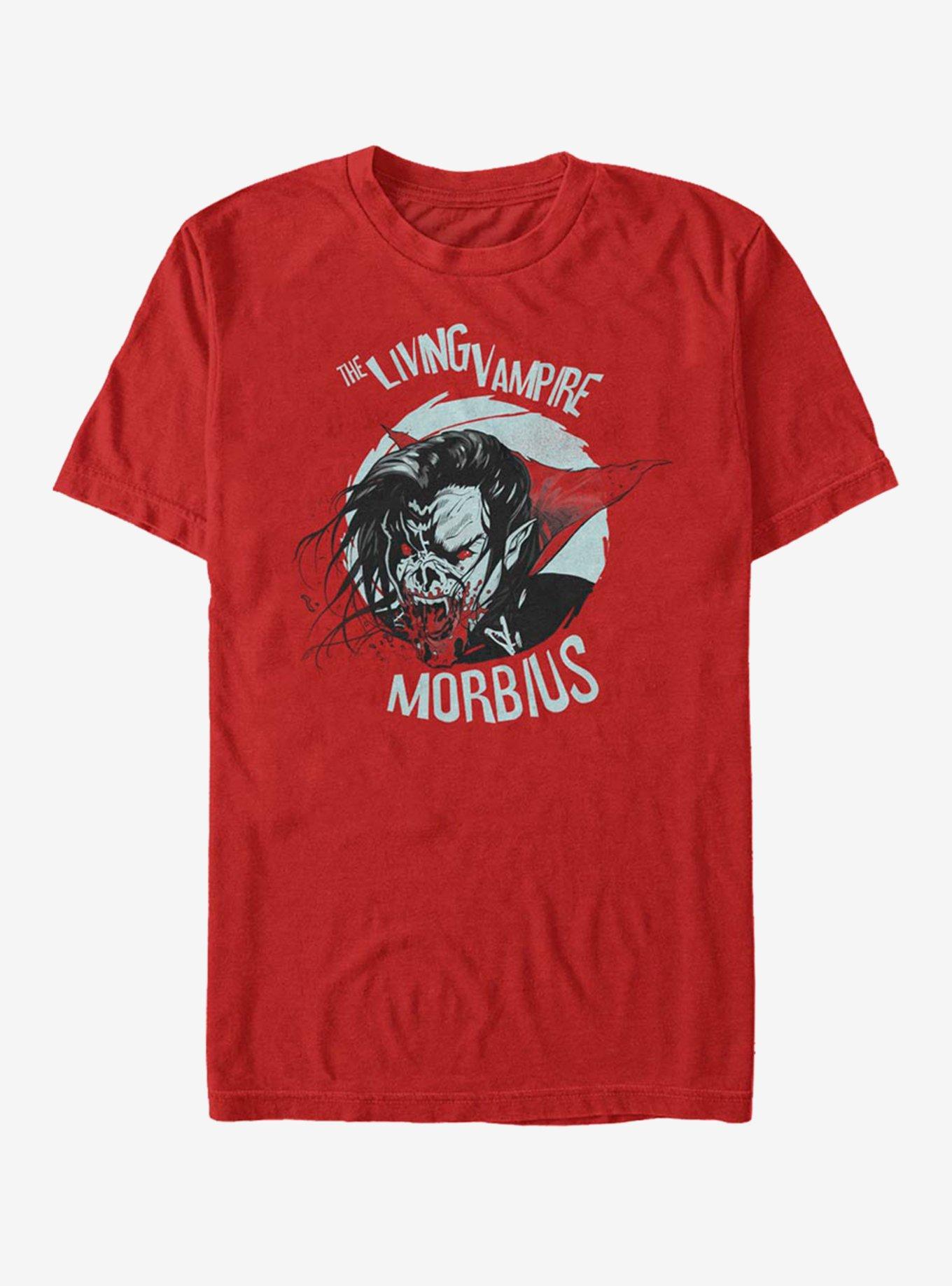 Marvel Morbius Friendly Vampire T-Shirt, RED, hi-res