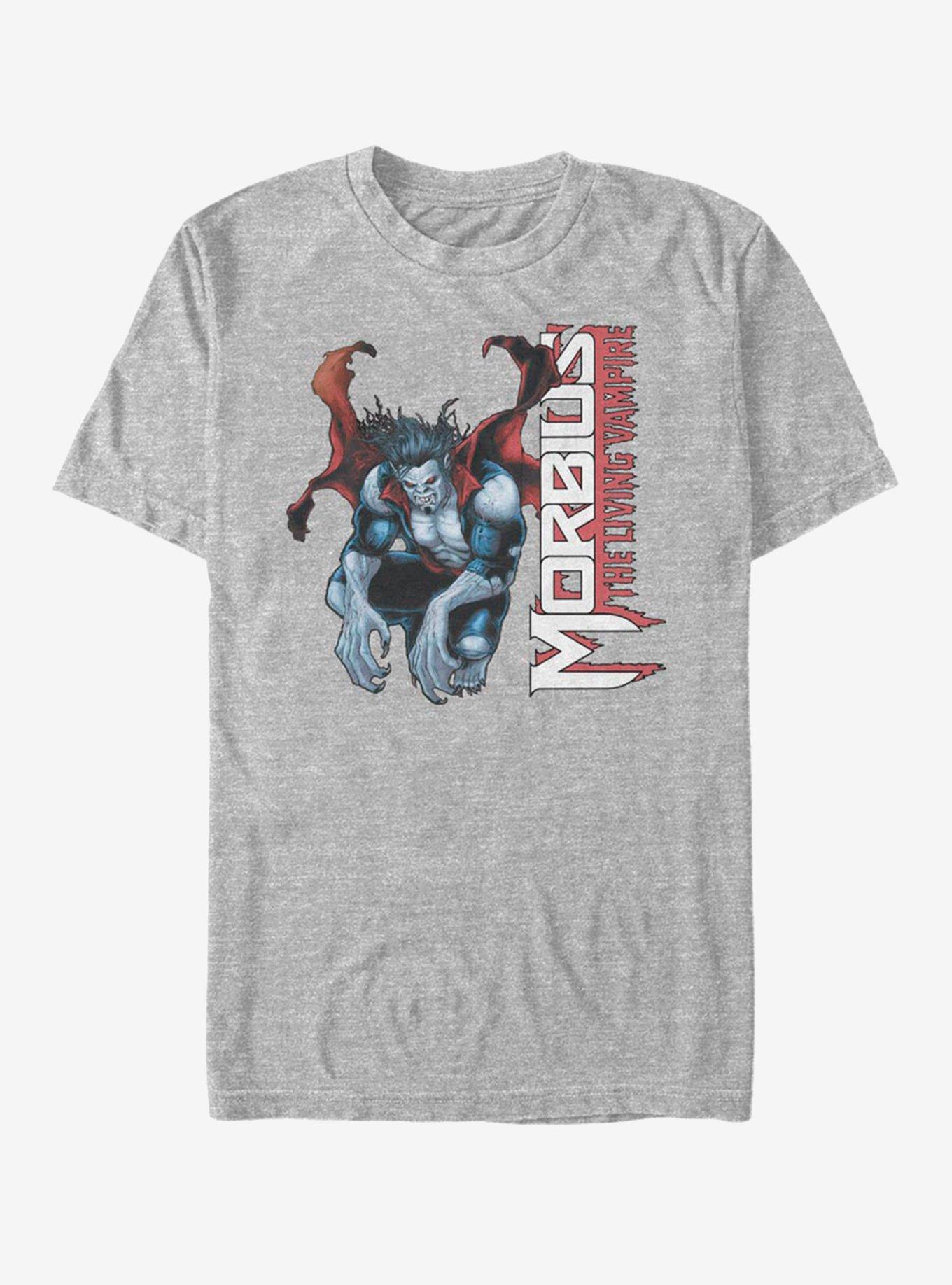 Marvel Morbius Hero Shot T-Shirt, ATH HTR, hi-res