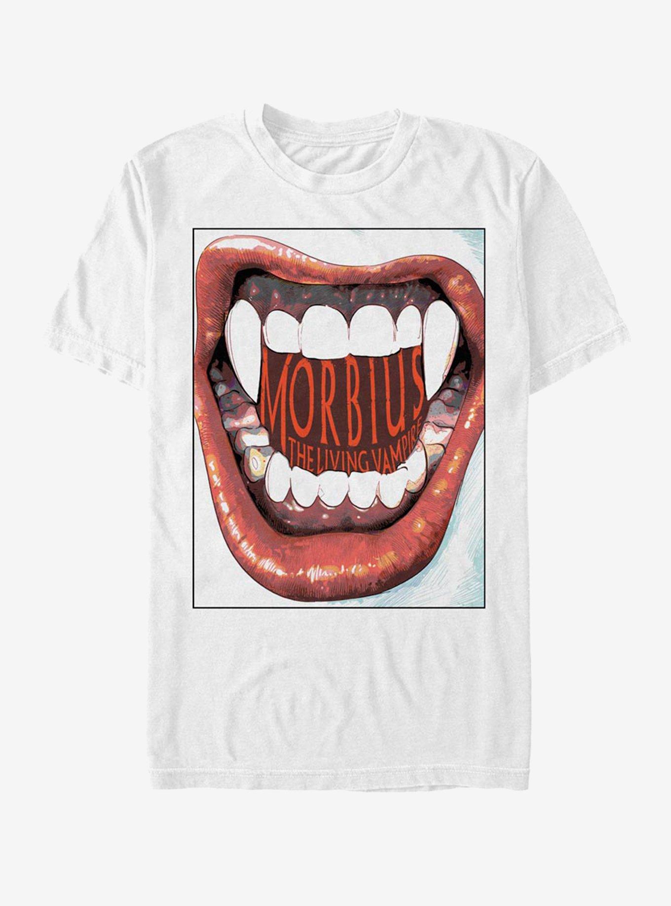 Marvel Morbius Teeth T-Shirt, WHITE, hi-res