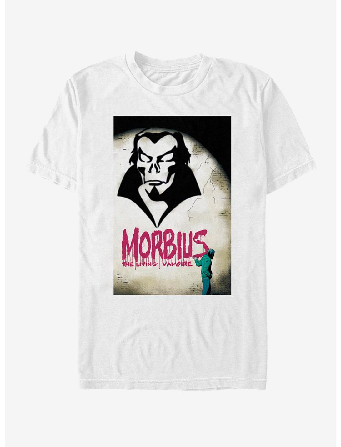 Marvel Morbius Paint Cover T-Shirt, WHITE, hi-res