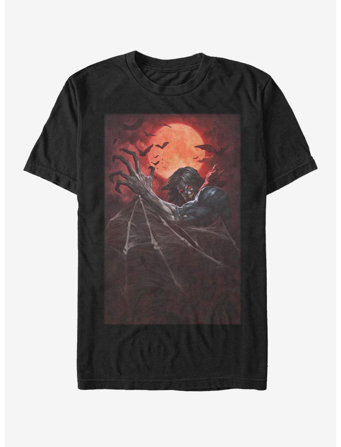 Marvel Morbius Painted Morbius T-Shirt, BLACK, hi-res