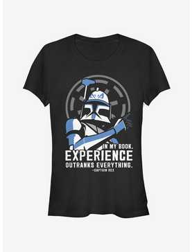 Star Wars The Clone Wars Outranks Everything Girls T-Shirt, , hi-res