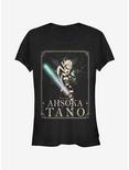 Star Wars: The Clone Wars Ahsoka Celestial Girls T-Shirt, BLACK, hi-res
