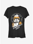 Star Wars The Clone Wars Commander Cody Girls T-Shirt, BLACK, hi-res