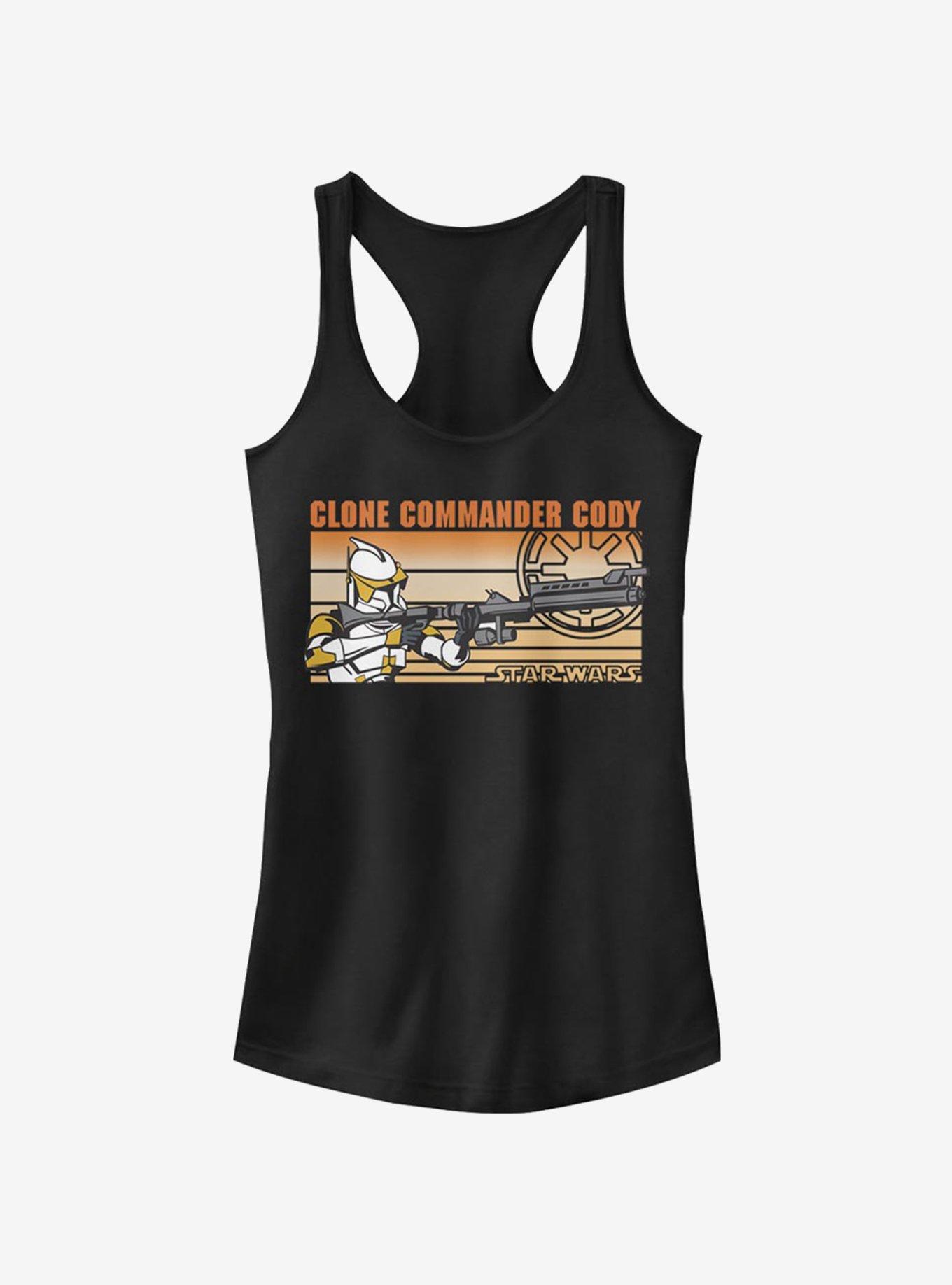 Star Wars The Clone Wars Cody Girls Tank, BLACK, hi-res