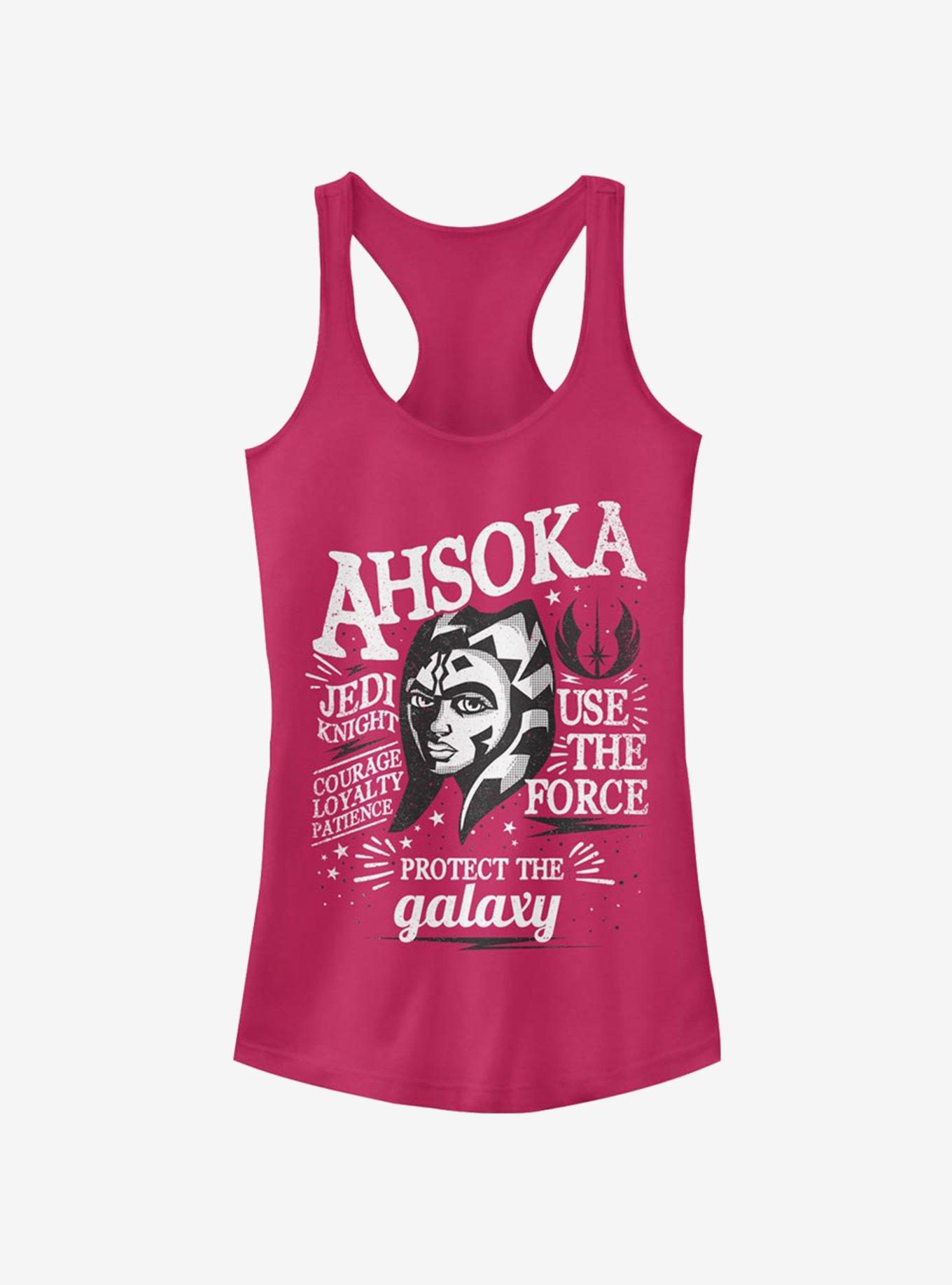 Star Wars The Clone Wars Ahsoka Girls Tank, RASPBERRY, hi-res