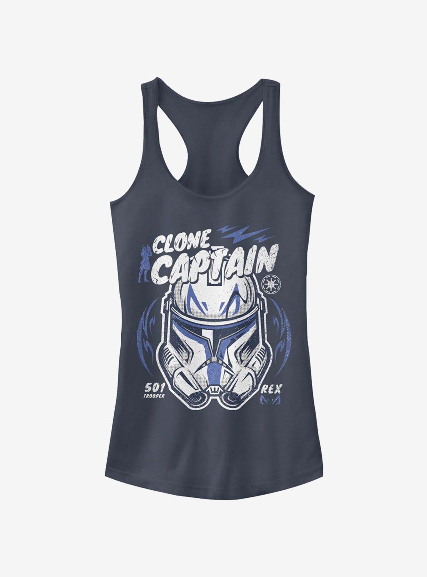 Star Wars The Clone Wars Rex Girls Tank, INDIGO, hi-res