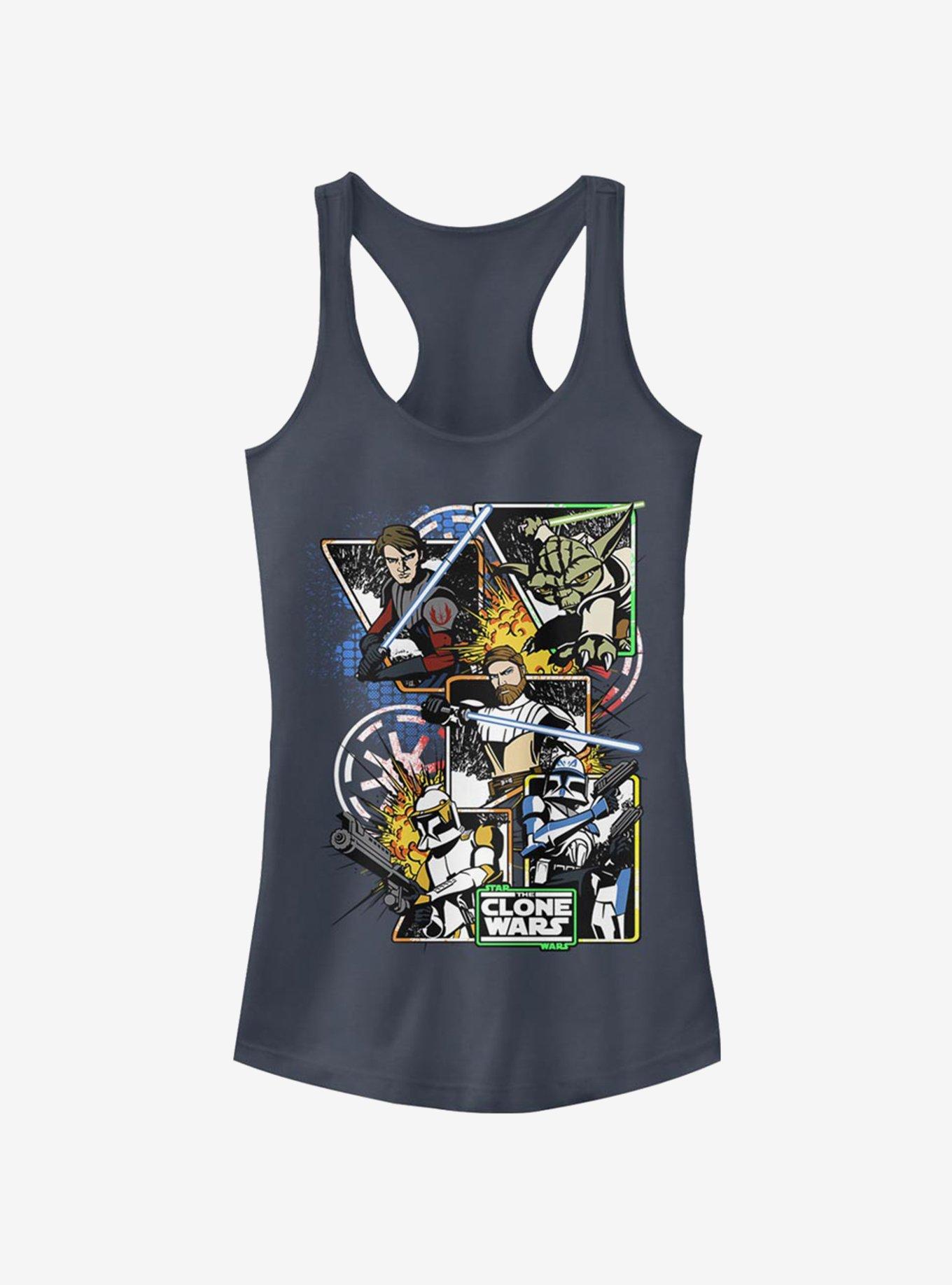 Star Wars The Clone Wars Royal Flush Girls Tank Top, , hi-res