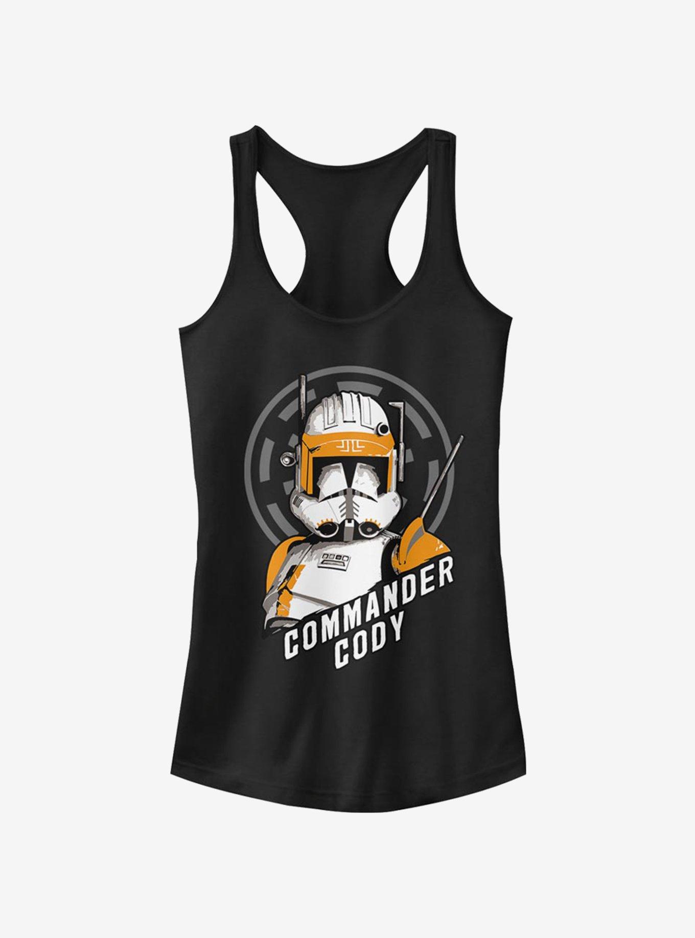 Star Wars The Clone Wars Commander Cody Girls Tank, BLACK, hi-res