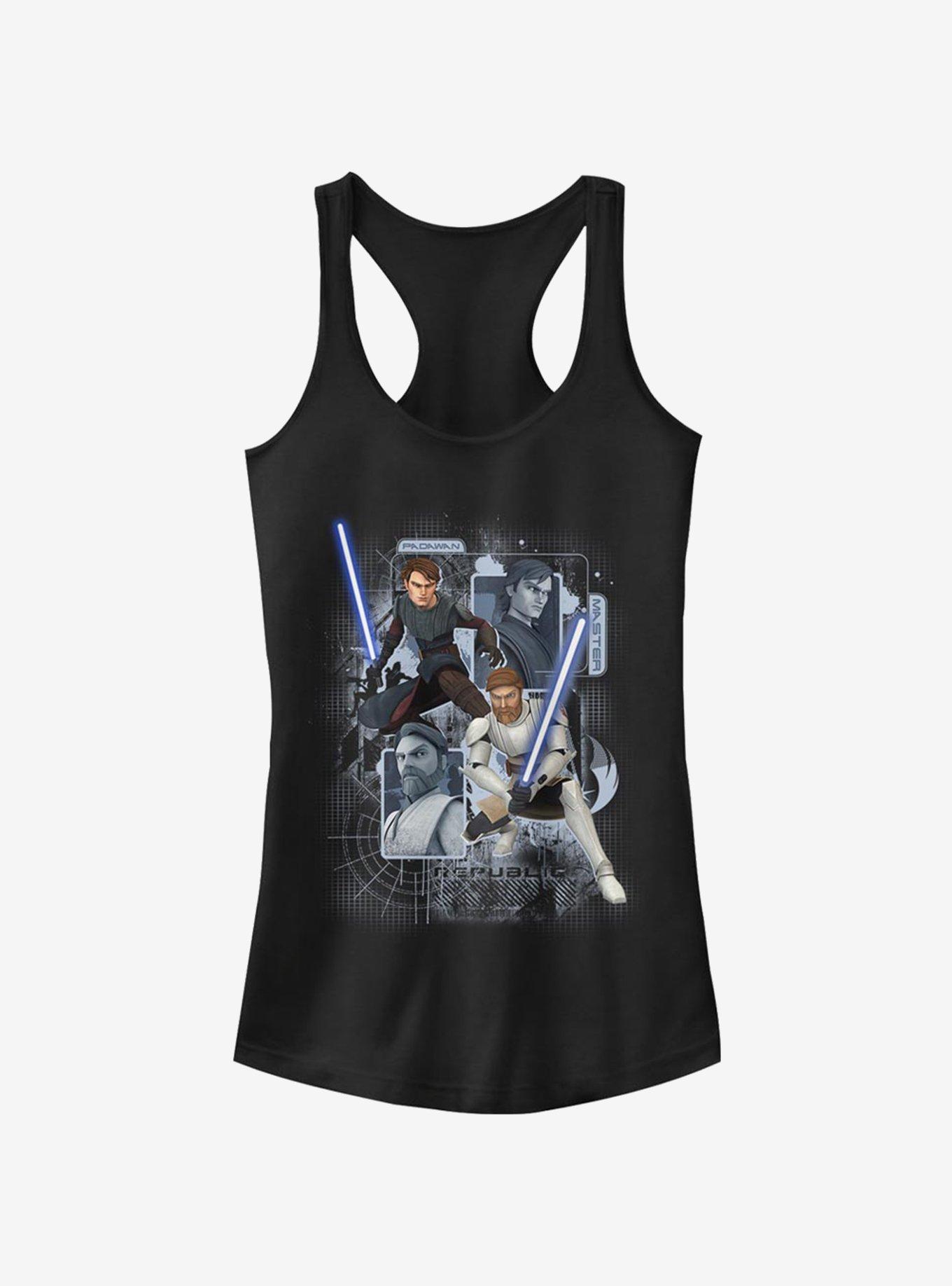 Star Wars The Clone Wars Schematic Shot Girls Tank Top, , hi-res