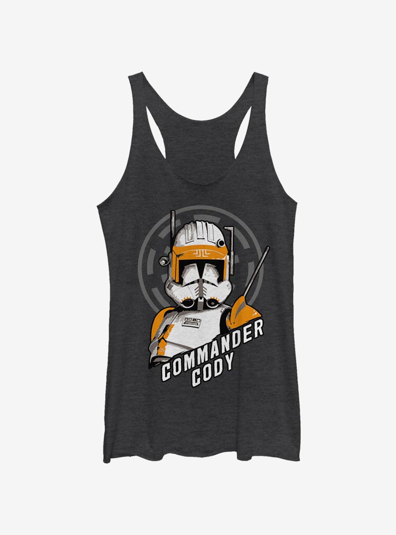 Star Wars The Clone Wars Commander Cody Girls Tank, BLK HTR, hi-res