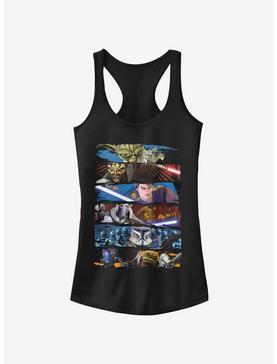 Star Wars The Clone Wars Face Off Girls Tank, , hi-res