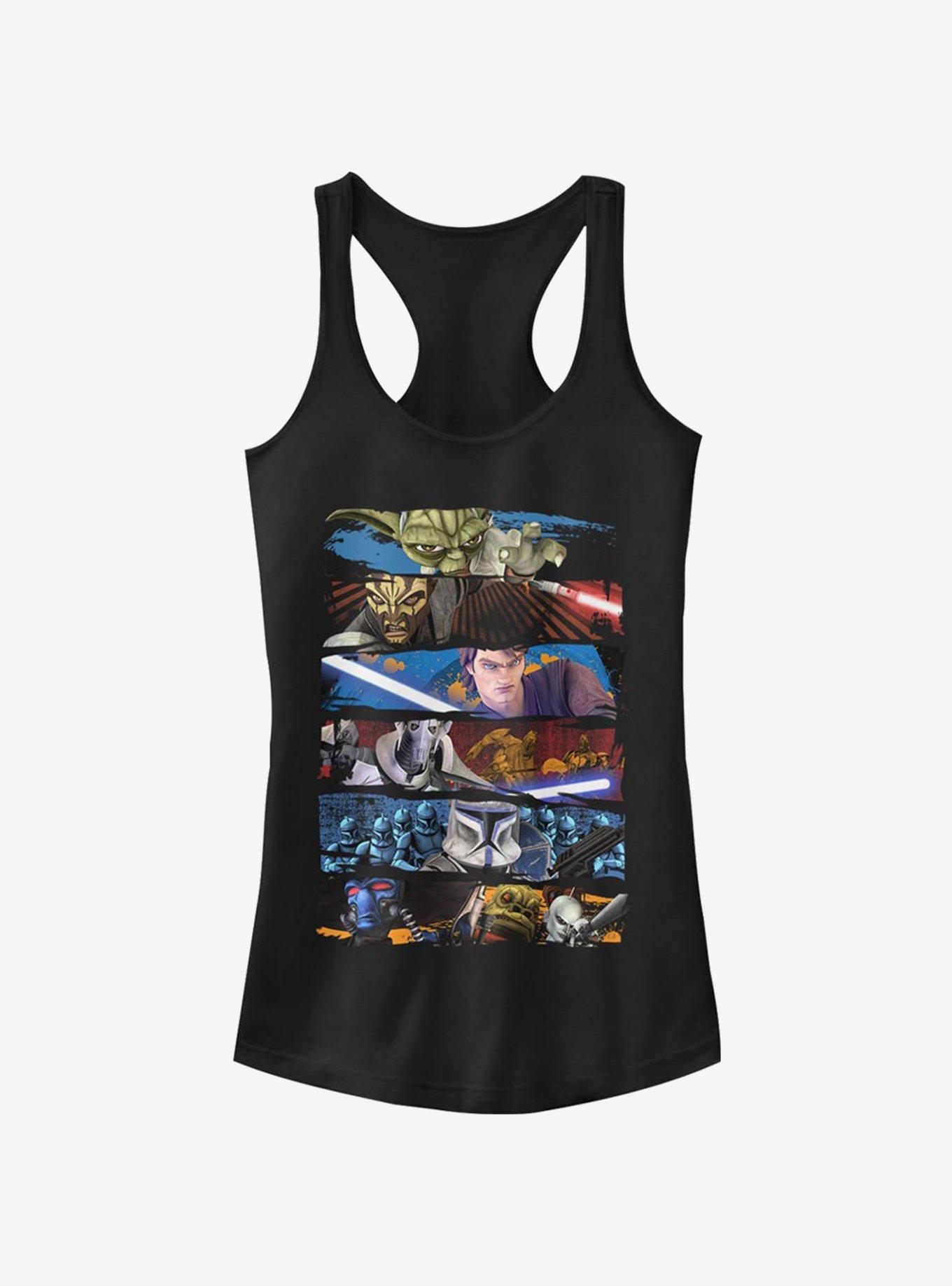 Star Wars The Clone Wars Face Off Girls Tank, , hi-res