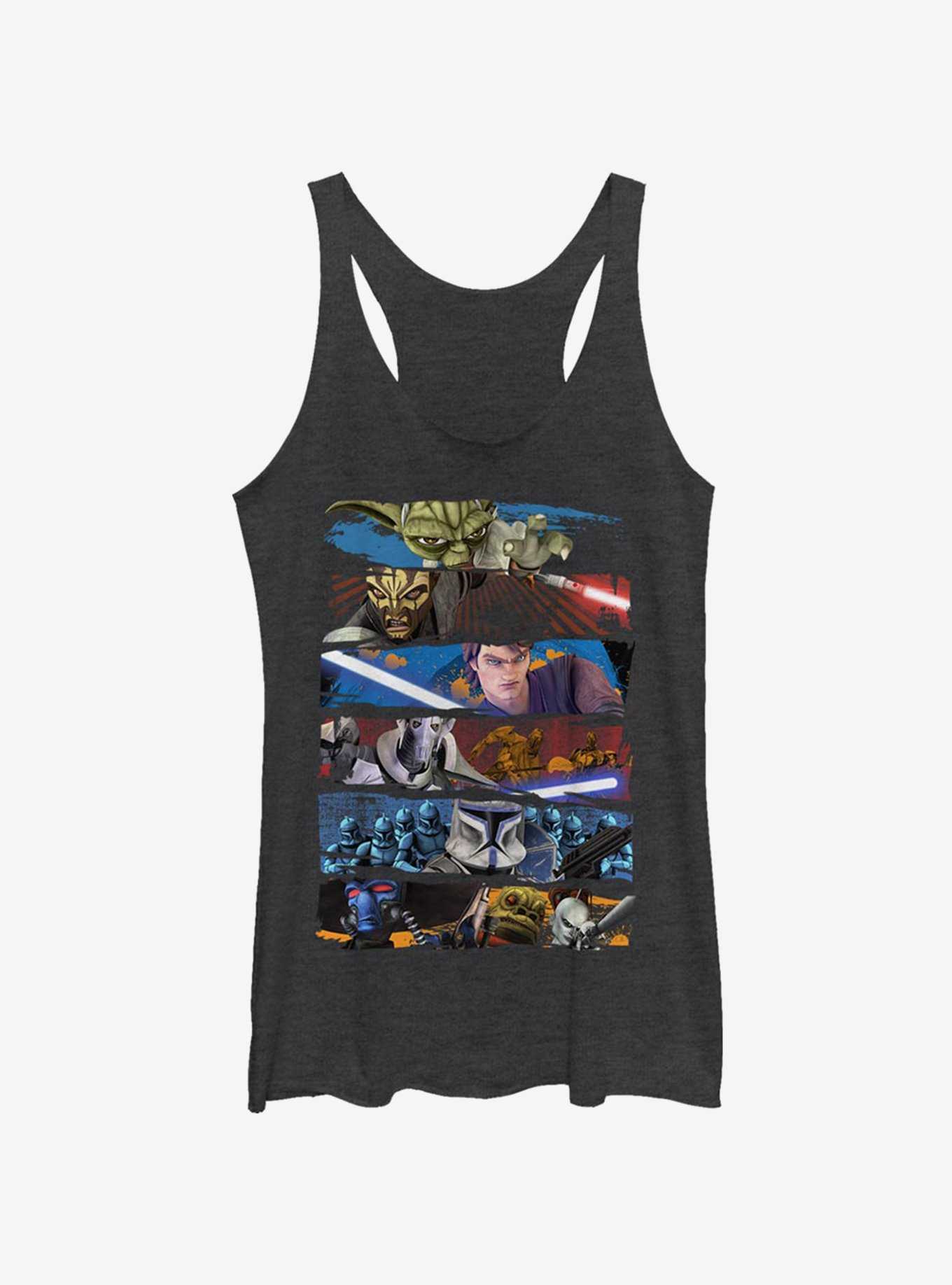 Star Wars The Clone Wars Face Off Girls Tank, , hi-res