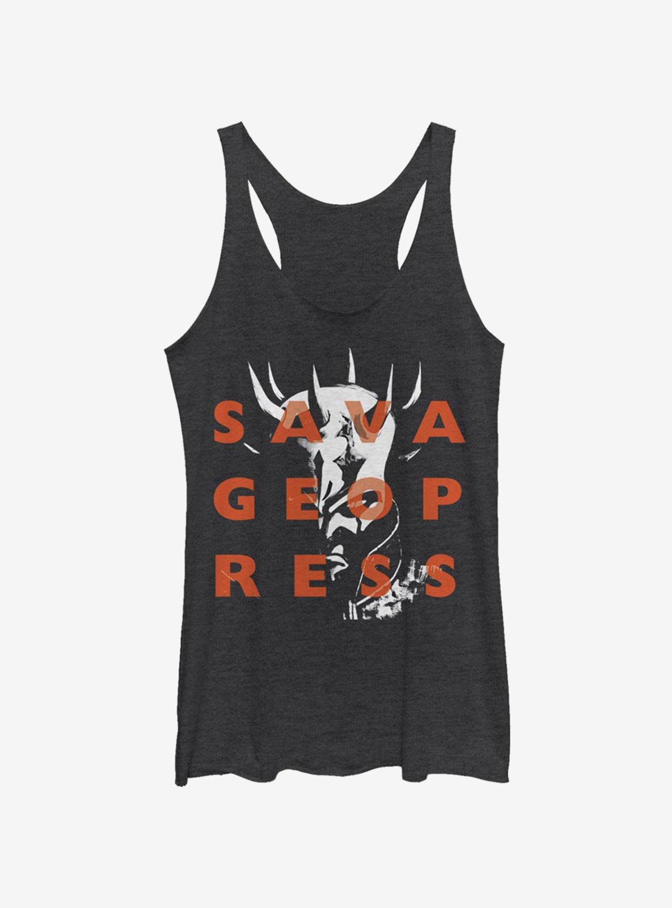 Star Wars The Clone Wars Savage Overlay Girls Tank, , hi-res