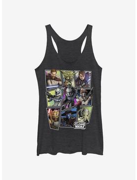 Star Wars The Clone Wars Scattered Group Girls Tank, , hi-res